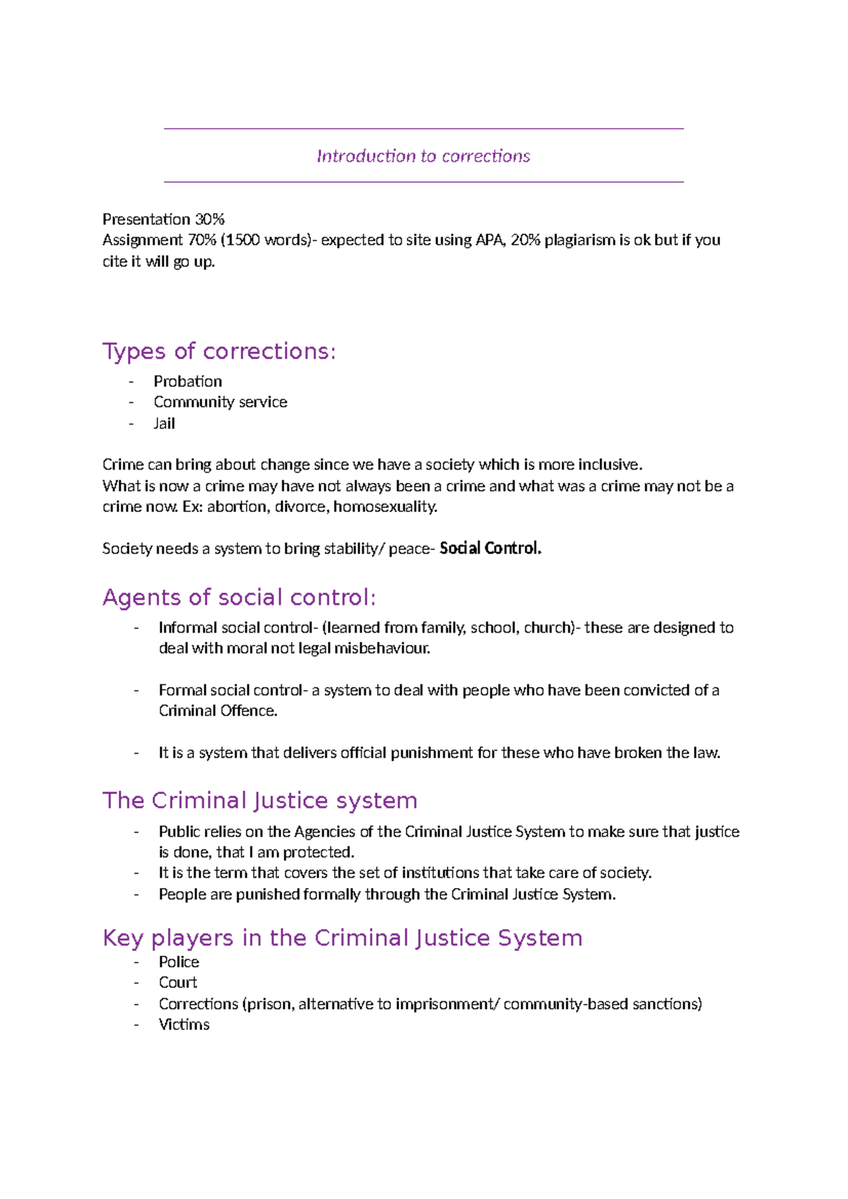 Introduction to corrections - Introduction to corrections Presentation ...