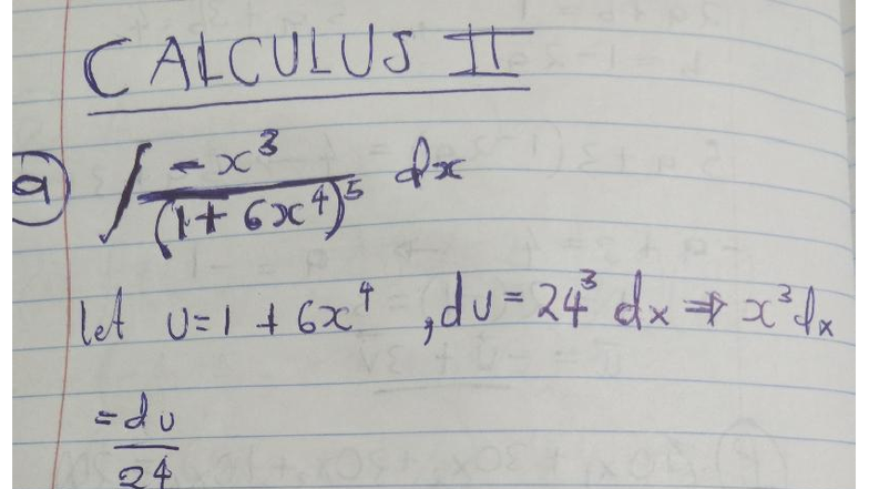 Calculus II - CS Notes and Integration Techniques - Studocu