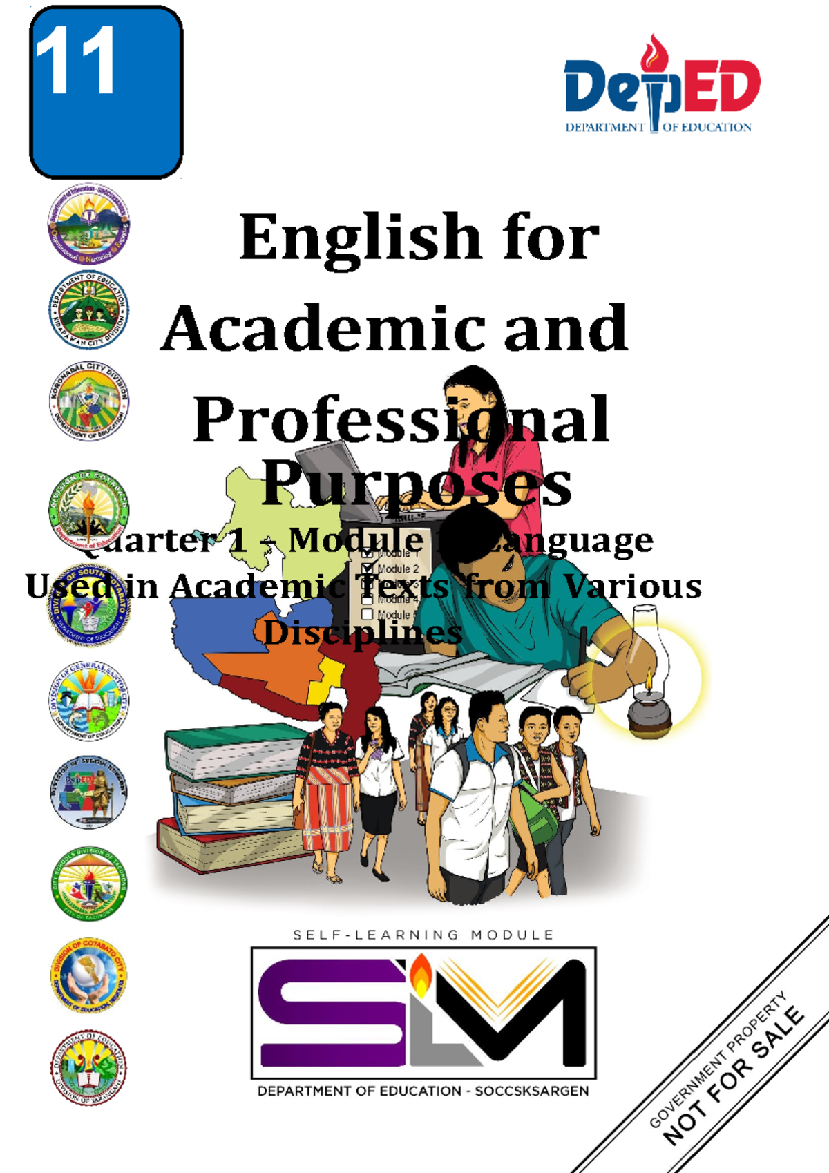 EAPP-Q1-Module-1: Language in Academic Texts Across Disciplines - Studocu