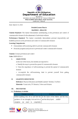 Detailed Lesson Plan in MAPEH 8: Asian Musical Theater Exploration ...