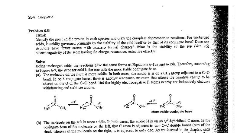 284 Chapter 6 Practice Problems: Acid-Base Strength and Stability - Studocu