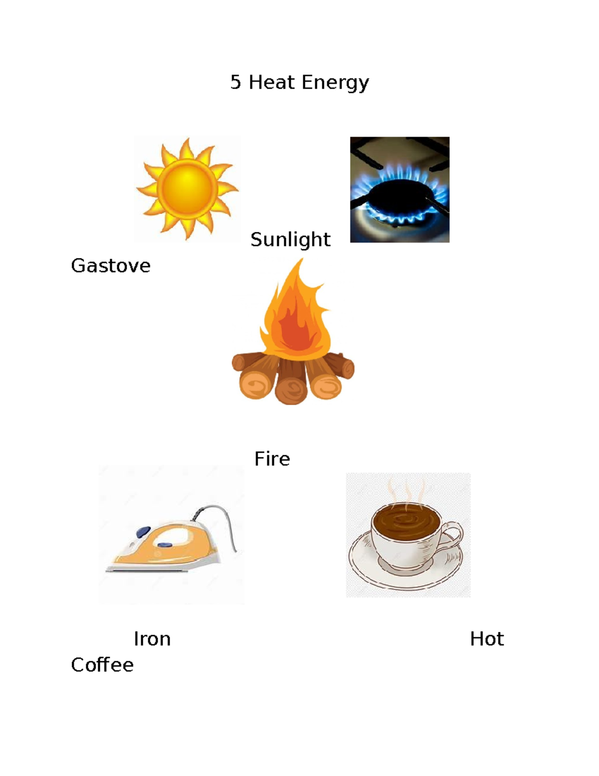 5 Heat Energy - Bachelor of Science in Medical Technology - 5 Heat ...