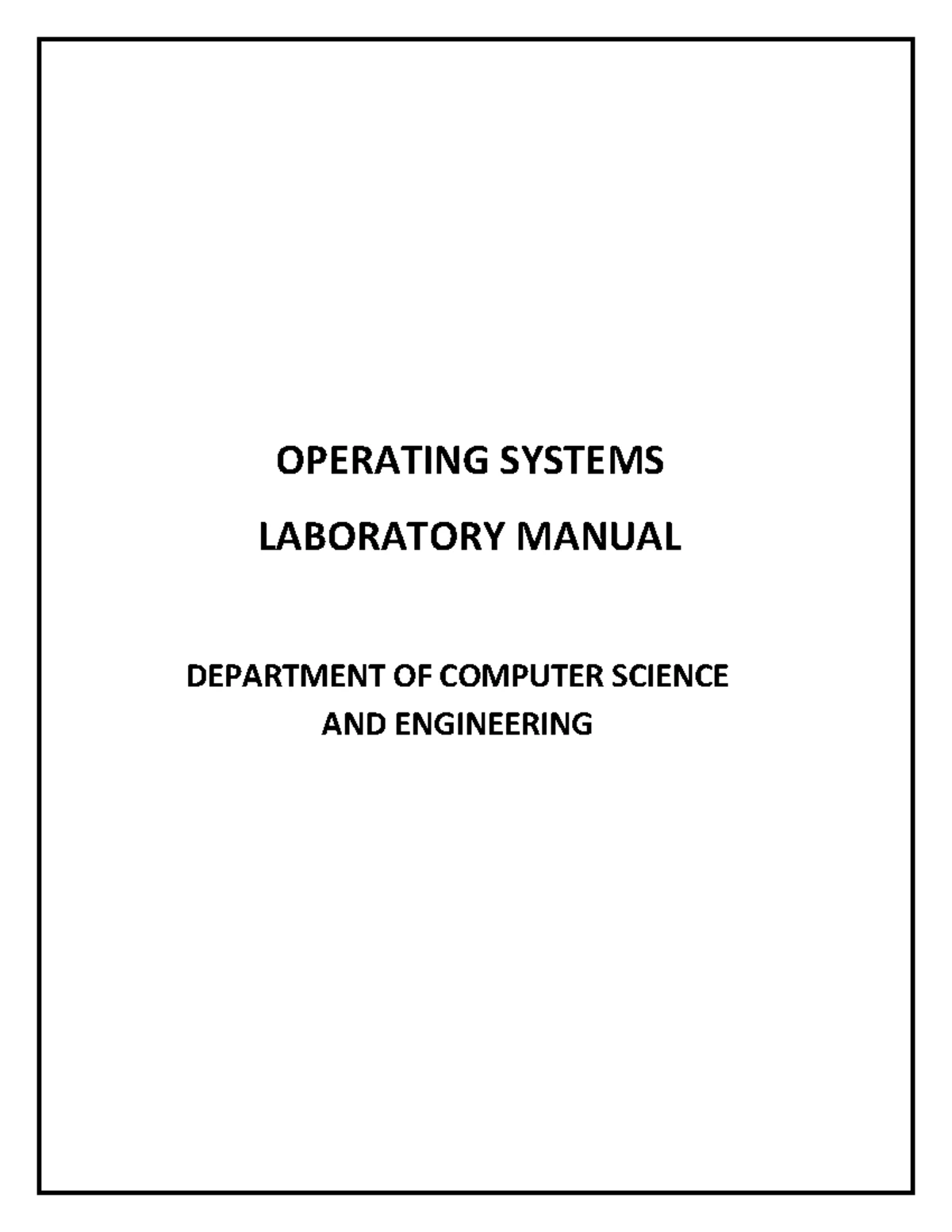 CS3451 - Operating Systems Unit 1 Notes: Overview & Key Concepts - Studocu