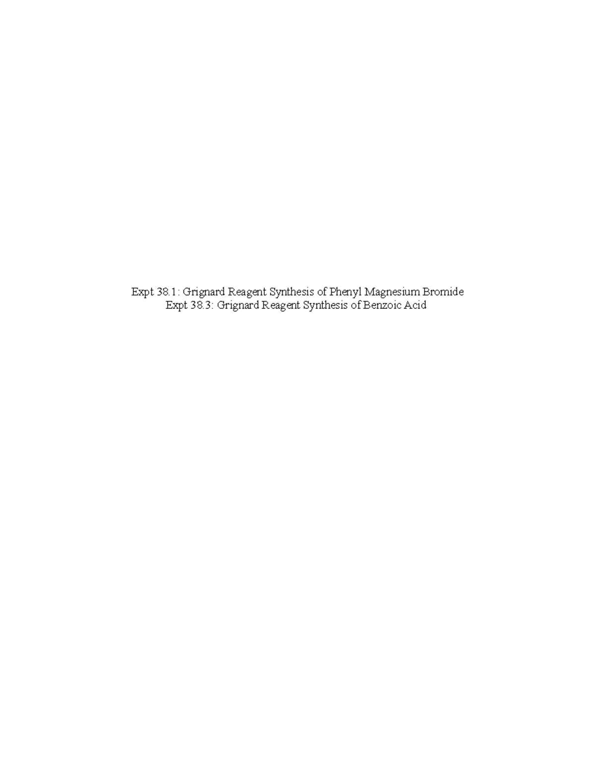 CH 211L Final Lab Report: Esterification of N-Butyl Acetate by ...