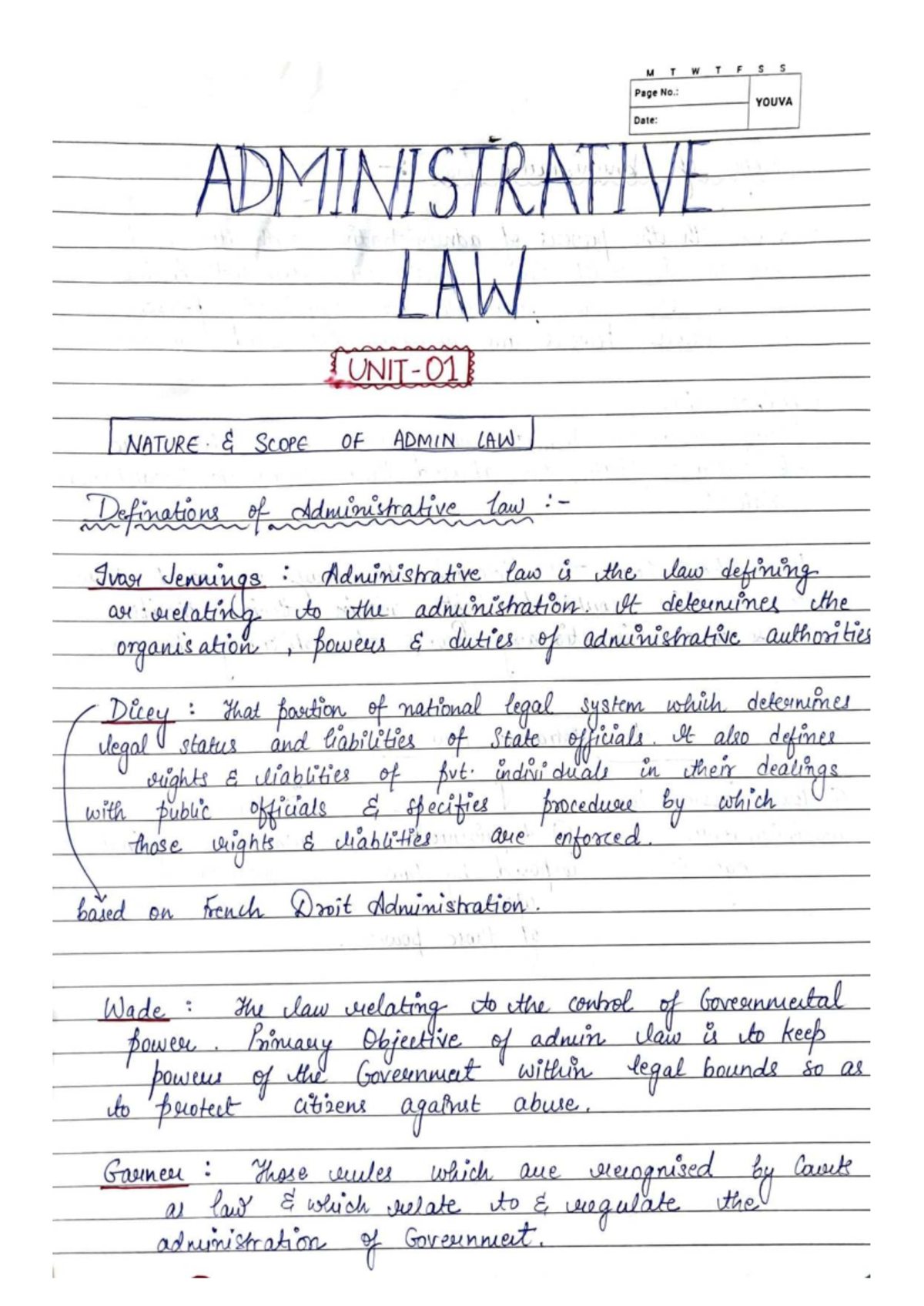 Administrative Law Overview: Key Concepts and Case Studies (LAW 101 ...