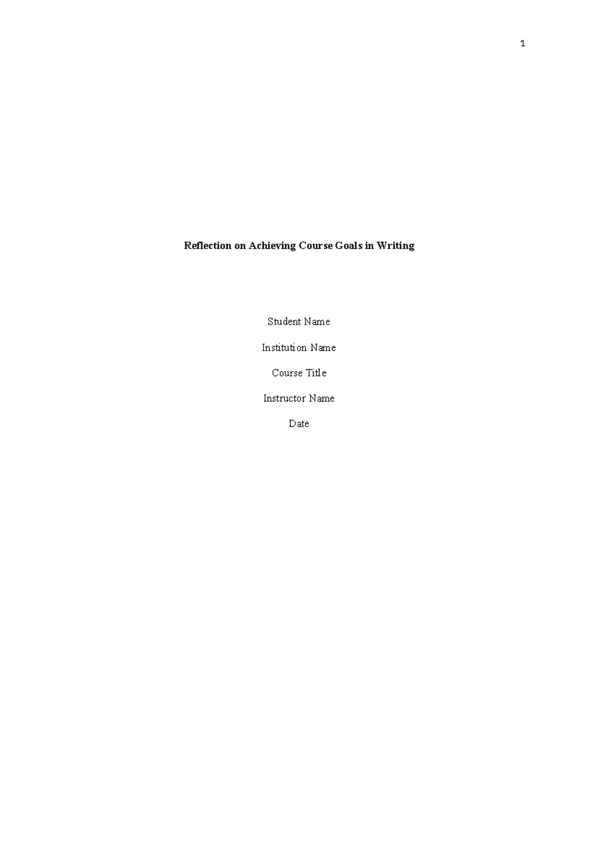 HUM410 Reflection on Achieving Writing Goals in Module 8 - Studocu