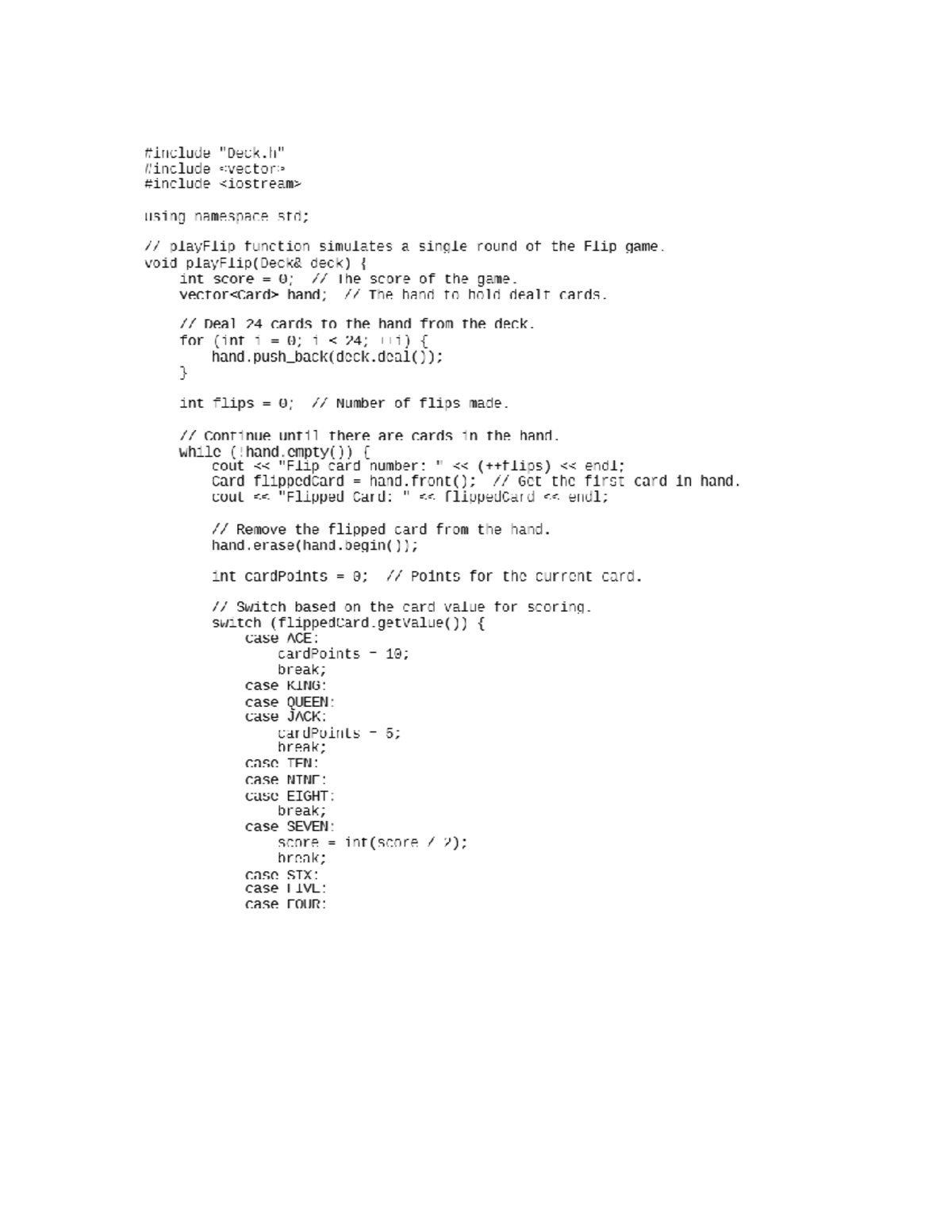 CS101: PlayFlip Function Simulation in the Flip Game - Studocu