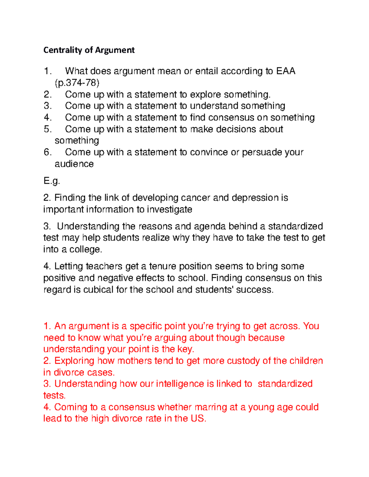 Centrality of Argument - Whatdoesar gumentmeanorent ai laccor di ngt ...