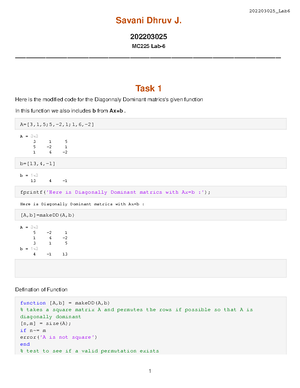 OOPS(LA5) - OOPS Practical Assignment - LAB ASSIGNMENT: 5 Subject ...