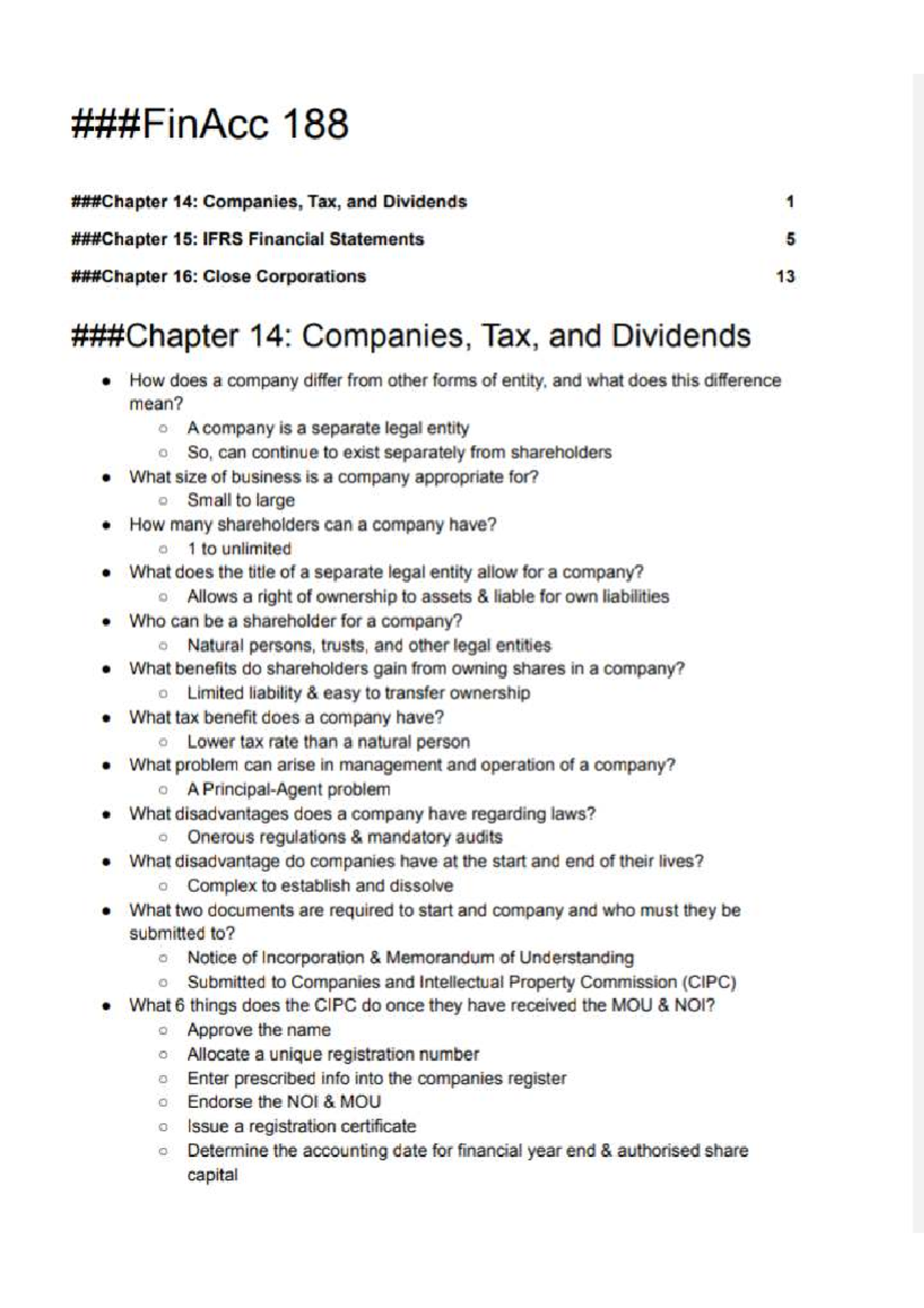 Chapter 14: Companies, Tax, and Dividends - Financial Accounting 188 ...