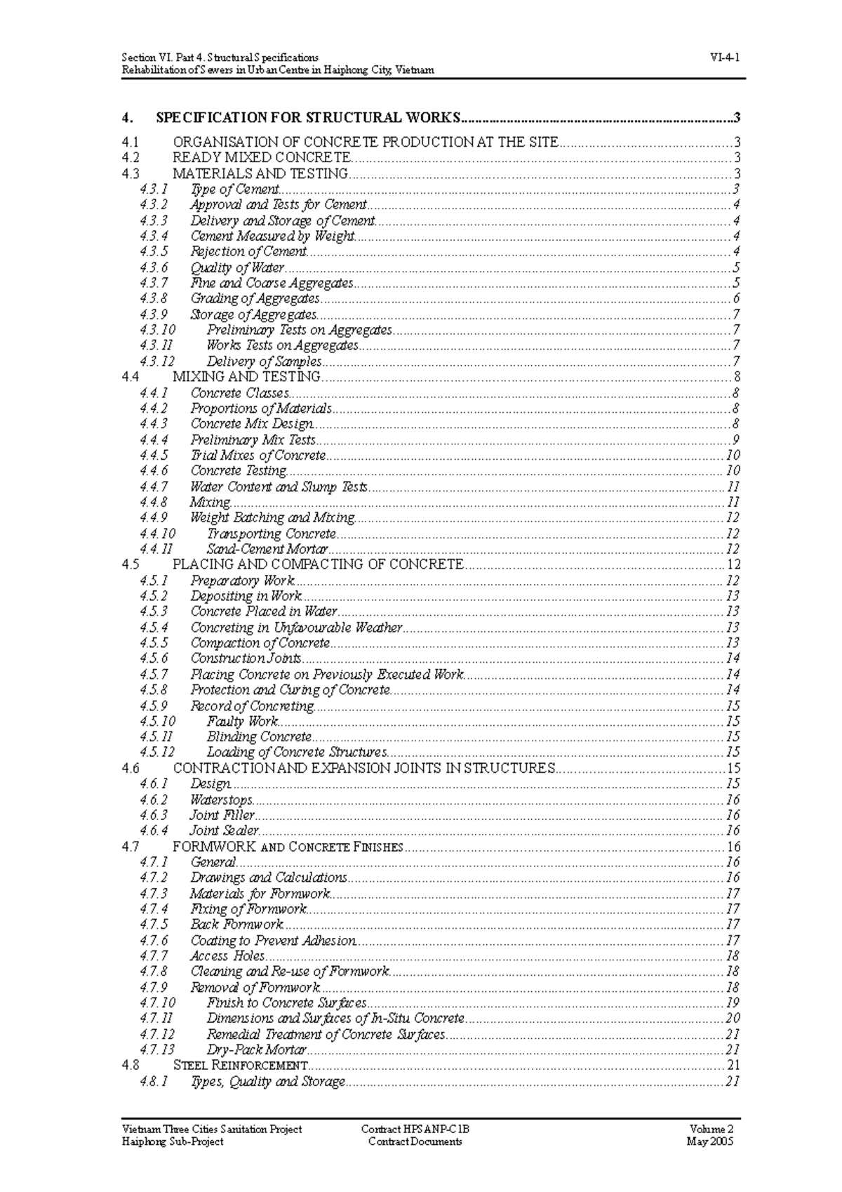 C1B Co Do Vol 2-4 Tech-Structural Specs 270405 - Rehabilitation of ...