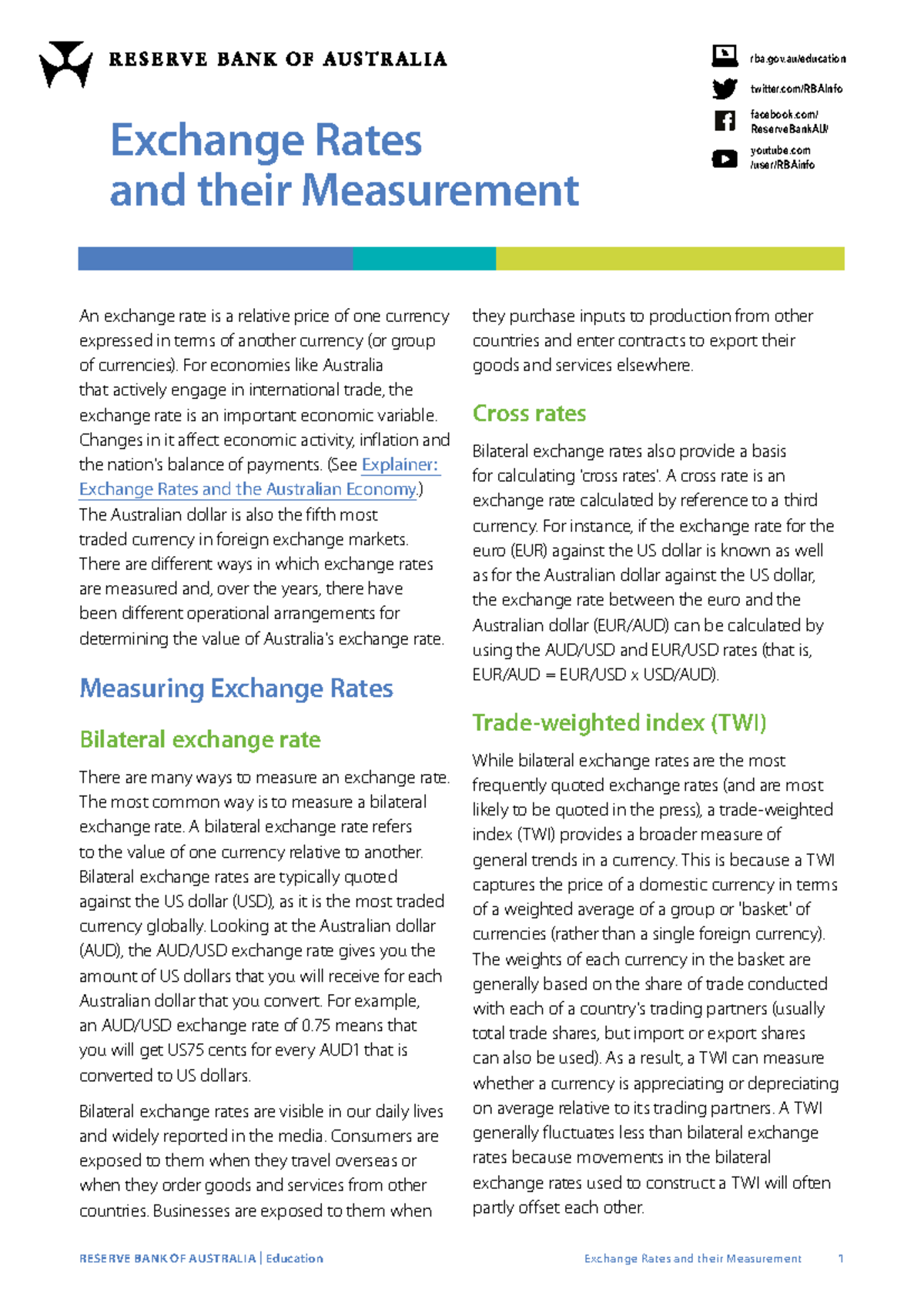 Exchange Rates and Their Measurement: Insights on Stability and Regimes ...