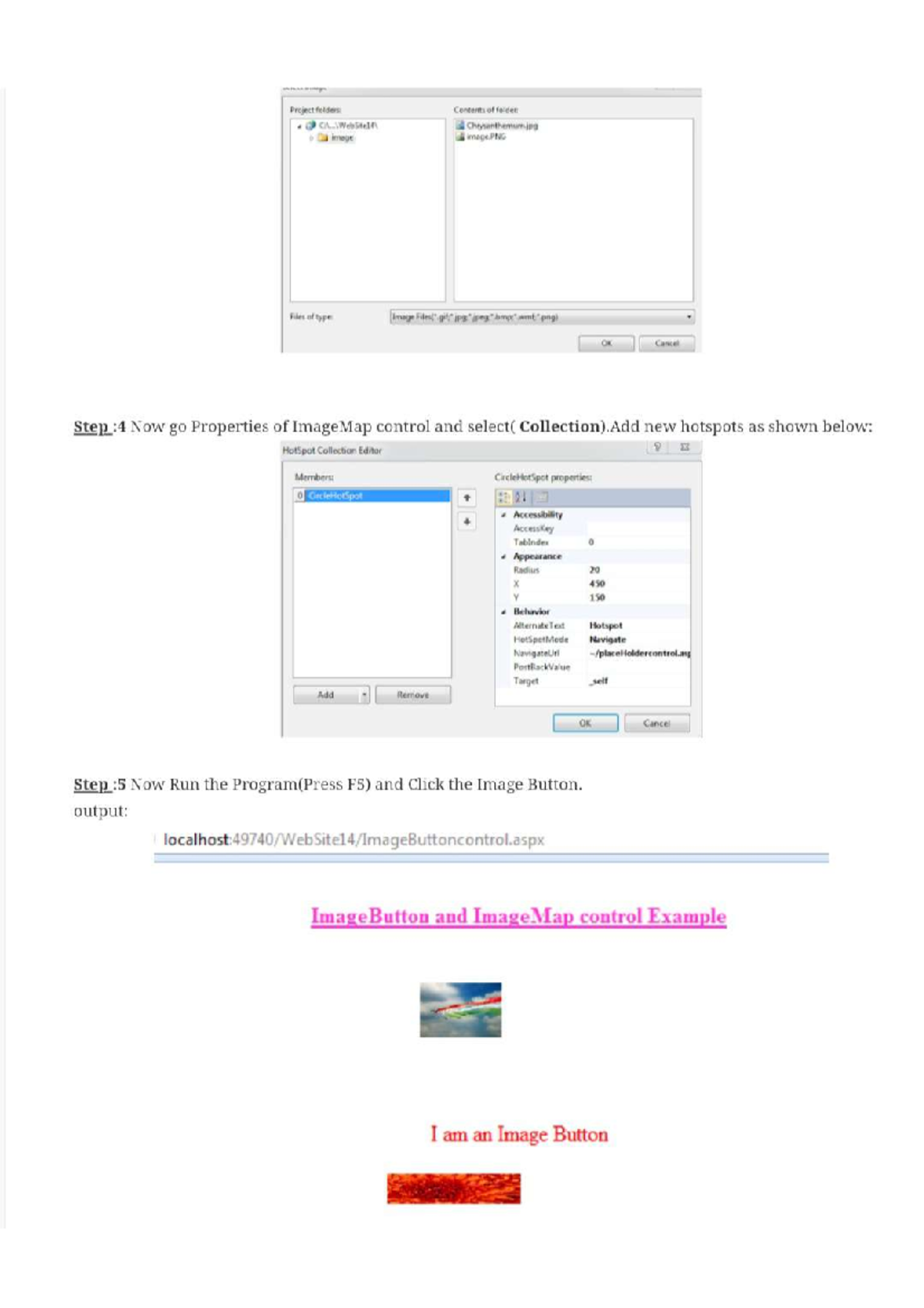 ImageMap and ImageButton Control Implementation Guide (1000003836 ...