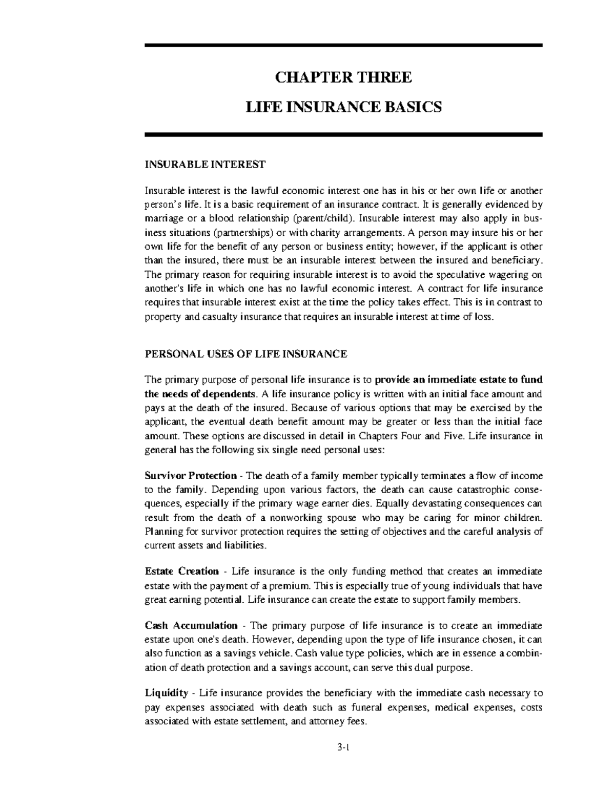 Life Insurance Basics: Key Concepts & Disclosure Requirements (Life ...