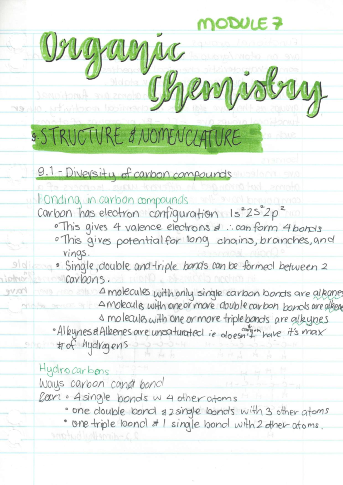 Organic chemistry summairs - Studocu