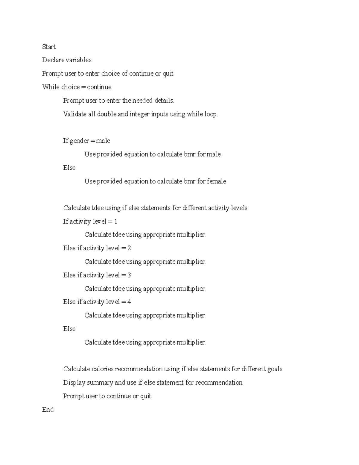 S11140197 Pseudocode - Assignment 1 Overview and Ethics Analysis - Studocu