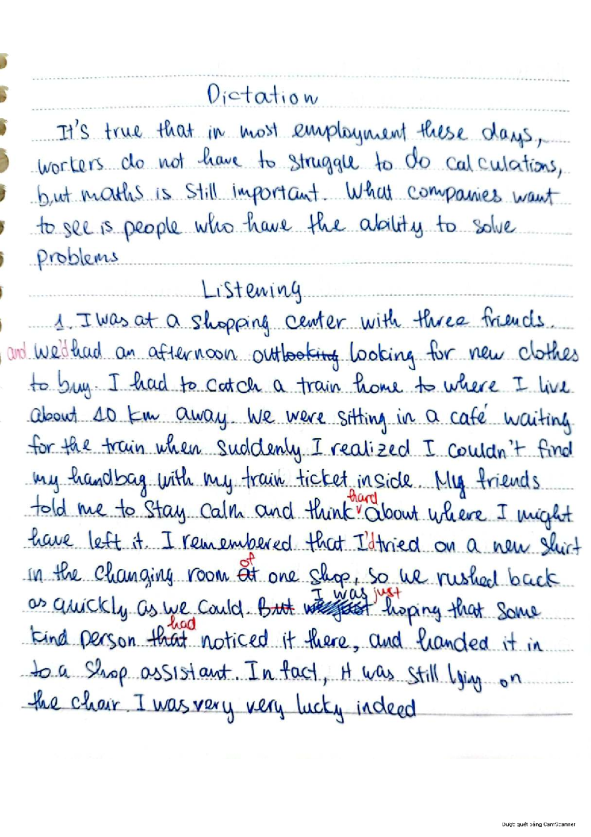 Listening Comprehension Notes for English Class (ENG101) - Studocu