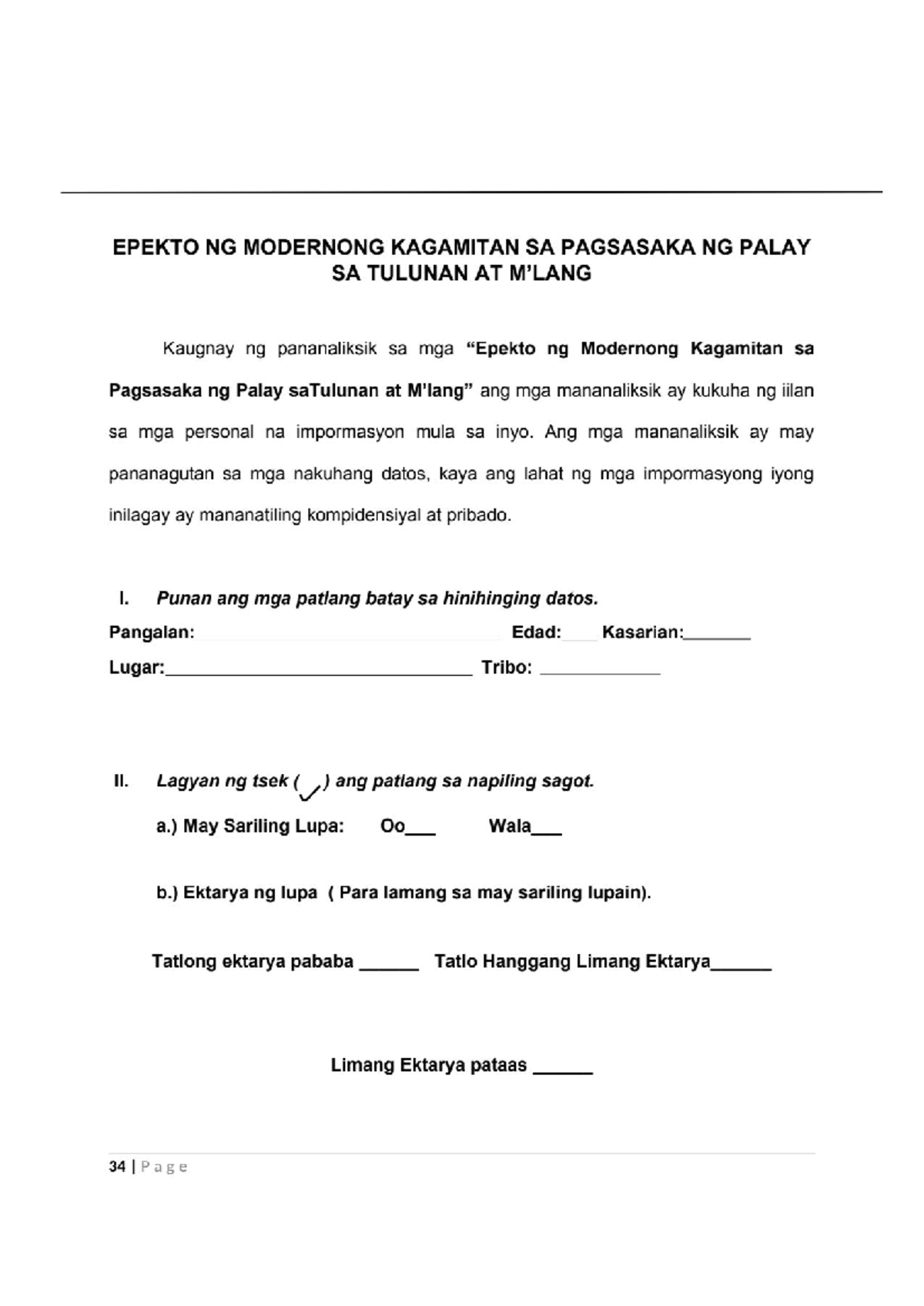 Epekto ng Teknolohiya sa Pagsasaka: Part 5 Insights - Studocu
