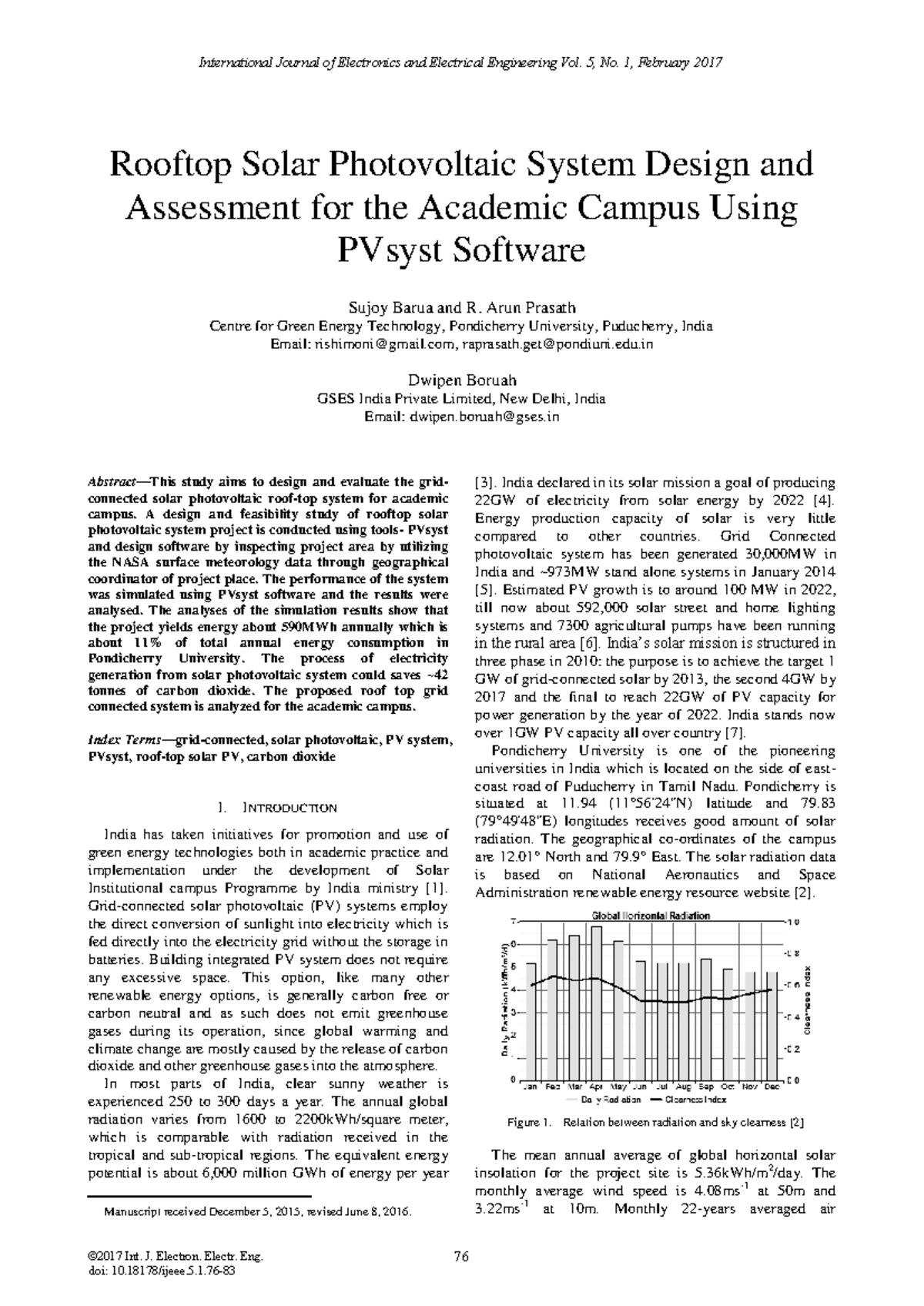 Rooftop Solar PV System Design for Academic Campus: A Case Study (EE ...