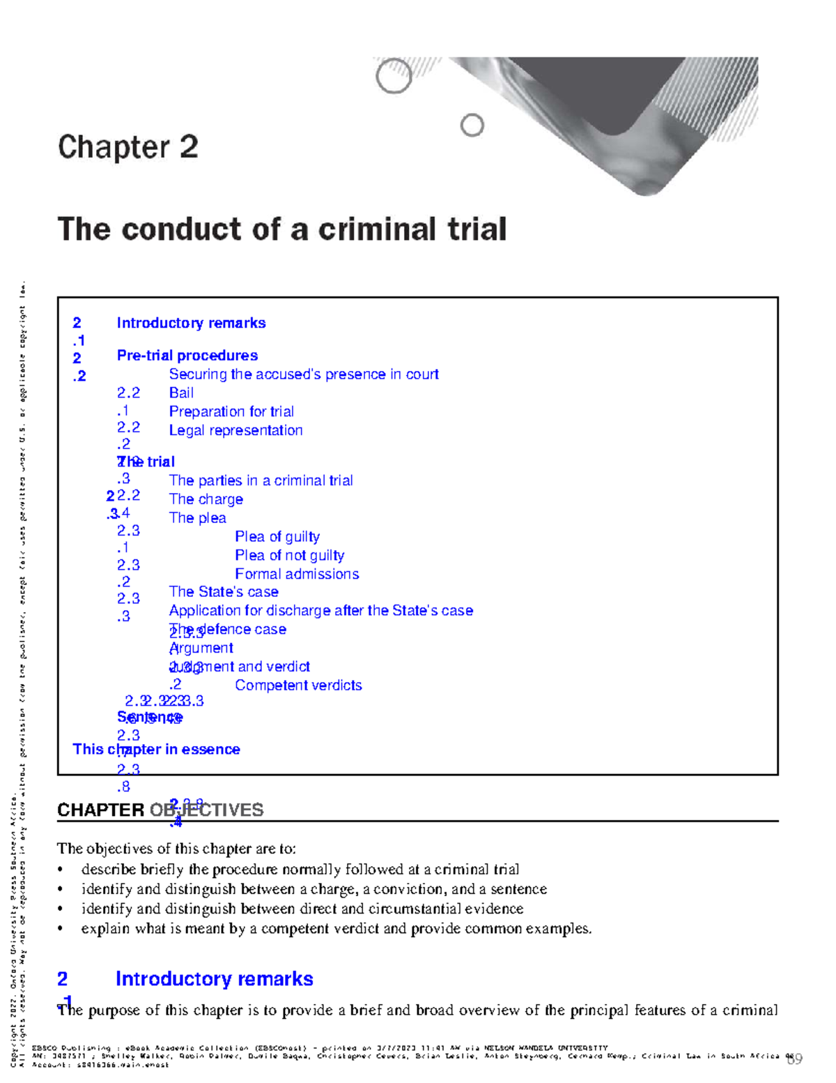 Criminal Law Procedures in South Africa: A Comprehensive Overview - Studocu
