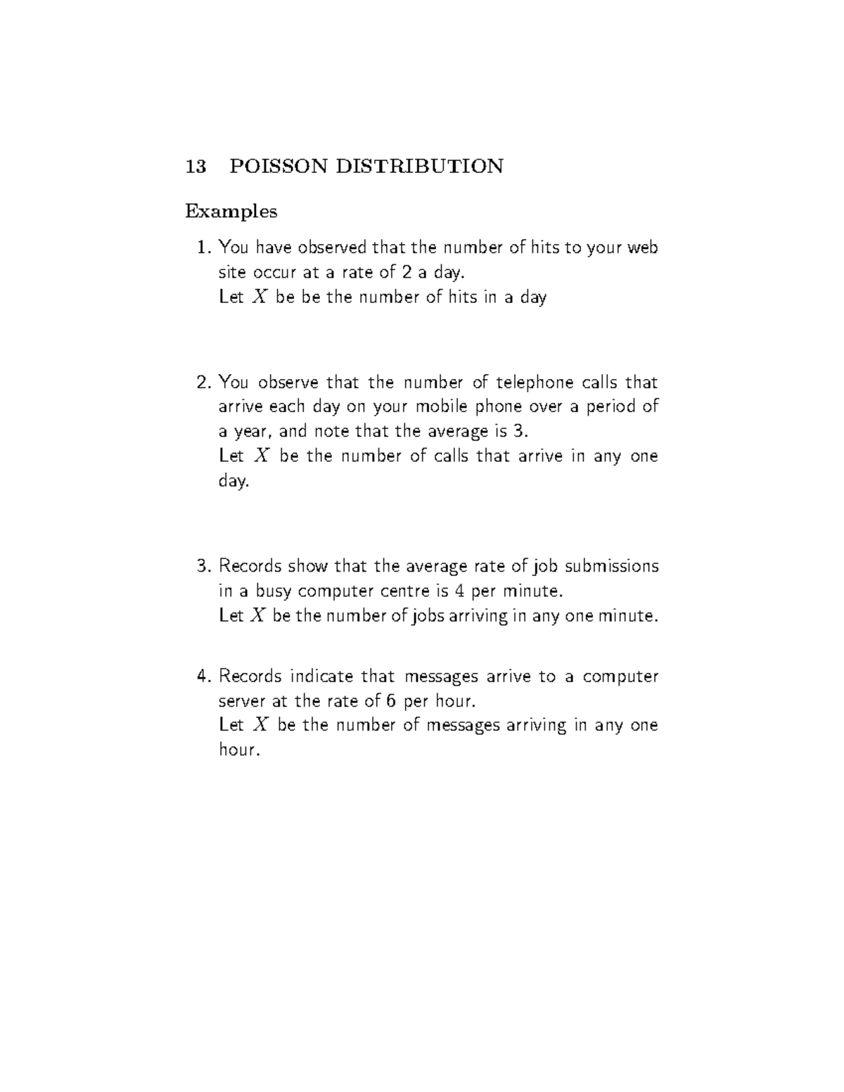13 Poisson Distribution: Concepts, Examples, and Applications - Studocu