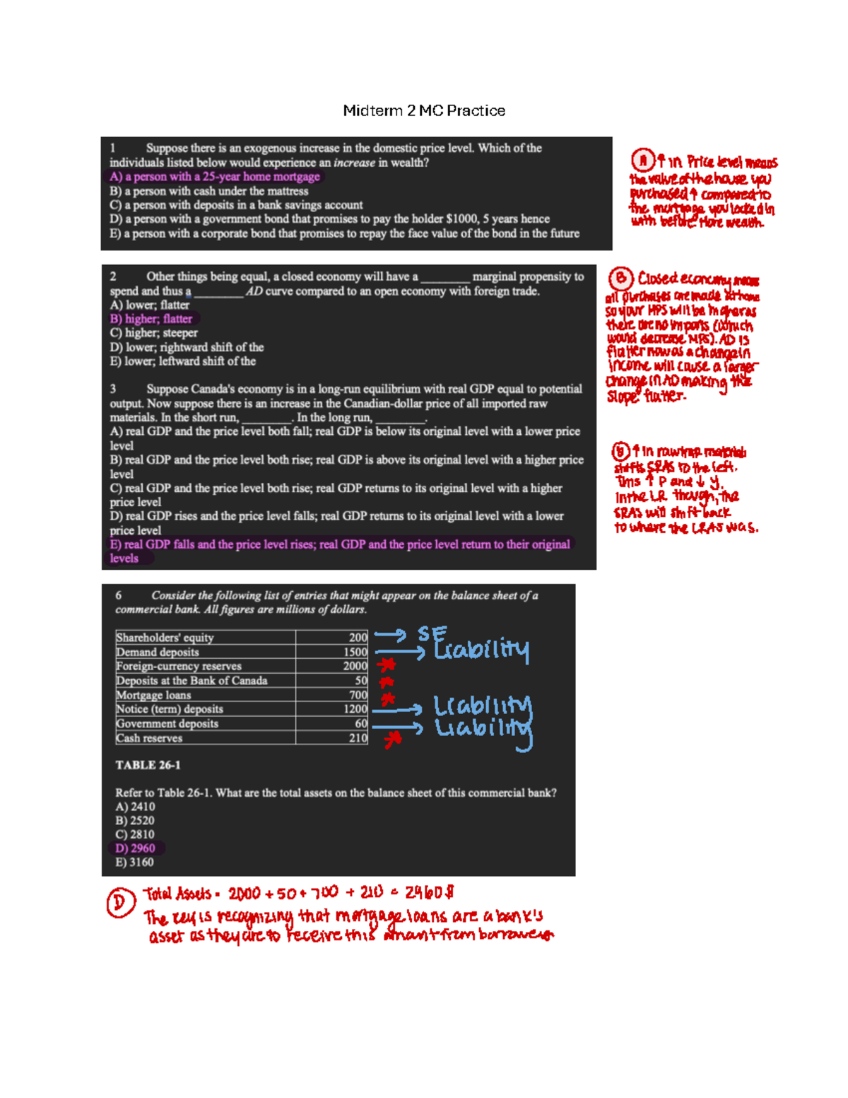 ECON 102 Midterm 2 MC Practice Solutions - Comprehensive Review - Studocu