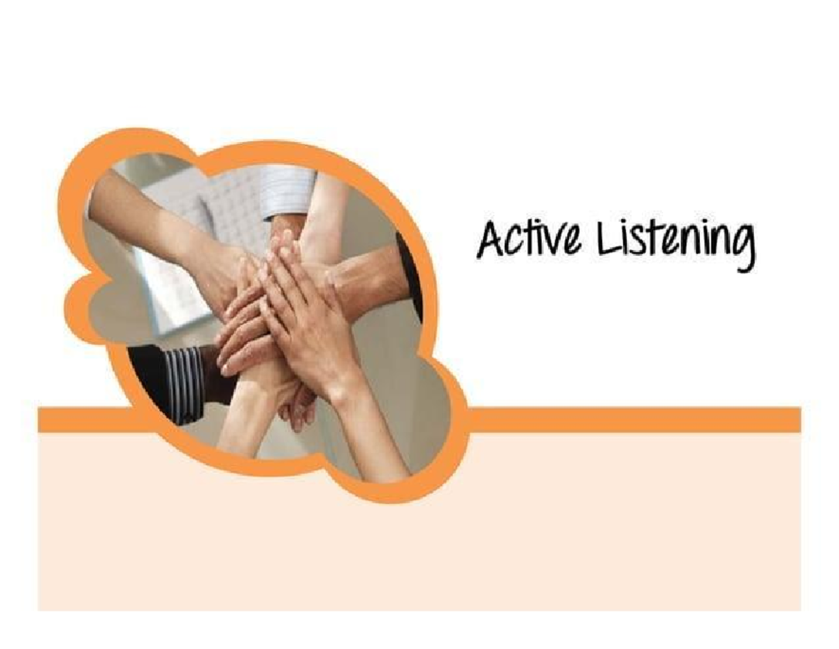 Active Listening Course Overview: Key Concepts & Skills - Studocu