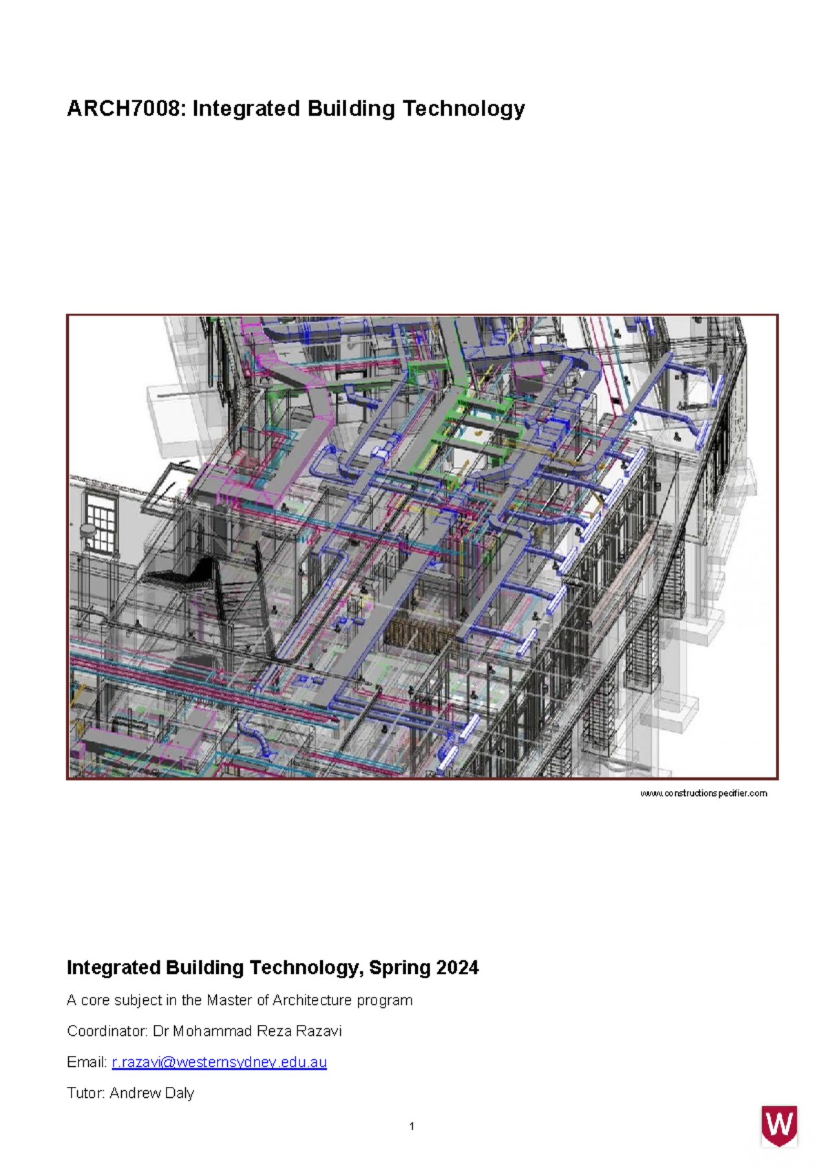 Integrated Building Technology Overview - ARCH7008 Final Exam Prep ...