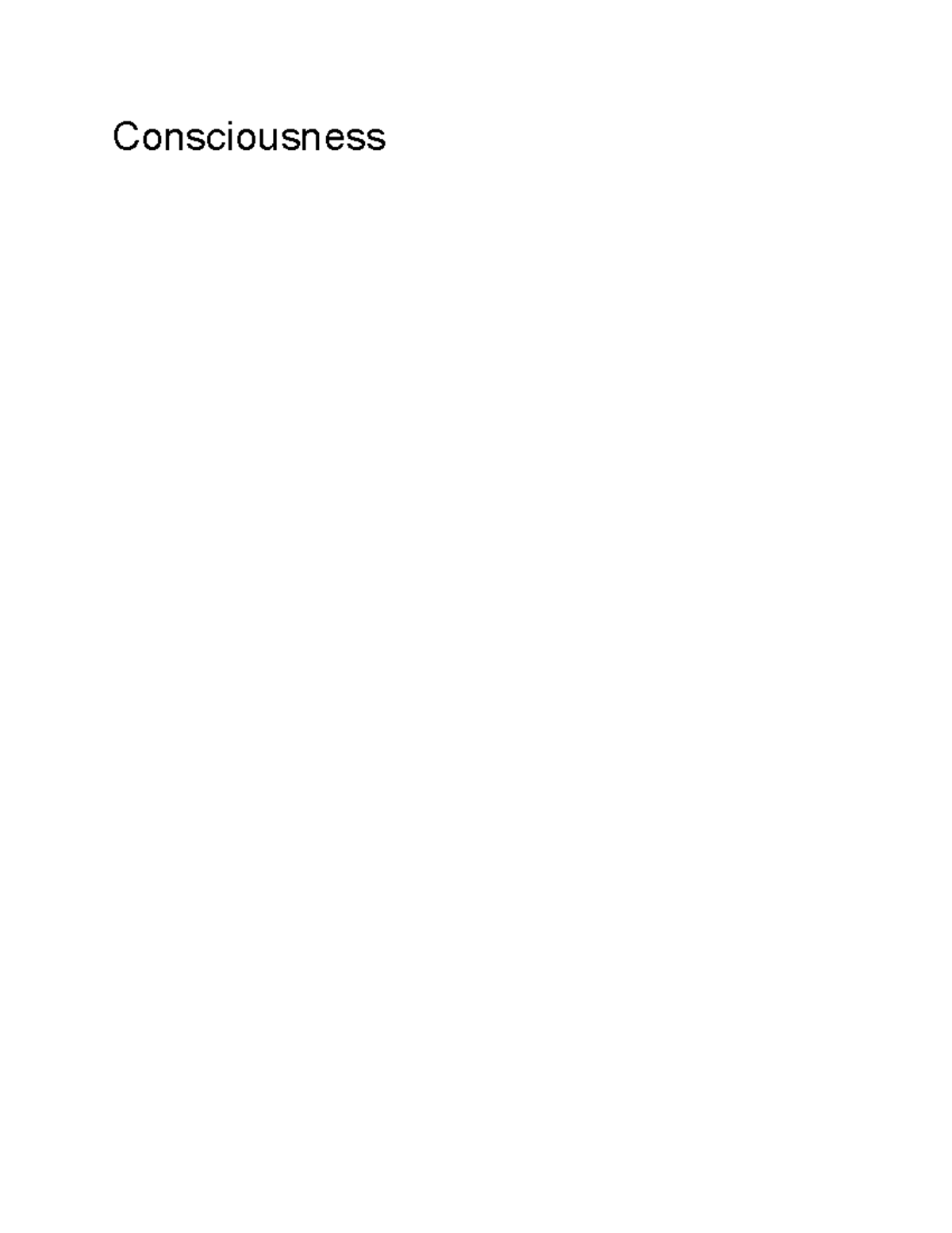 Consciousness and Altered States: Sleep, Drugs, and Awareness - PSY 101 ...