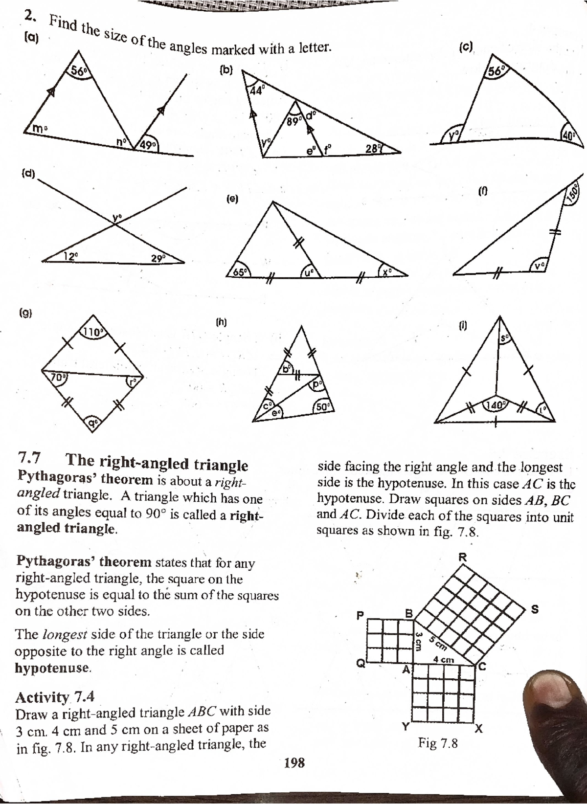 Pythagoras Theorem - Lecture Notes & Practical Examples (MATH 101 ...