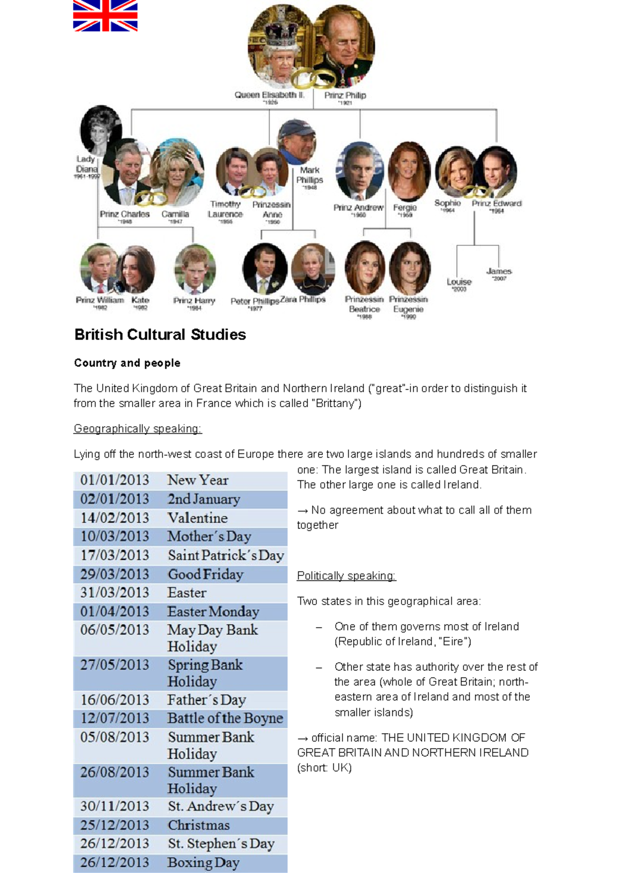 British Cultural Studies: Understanding Identity, History & Society ...