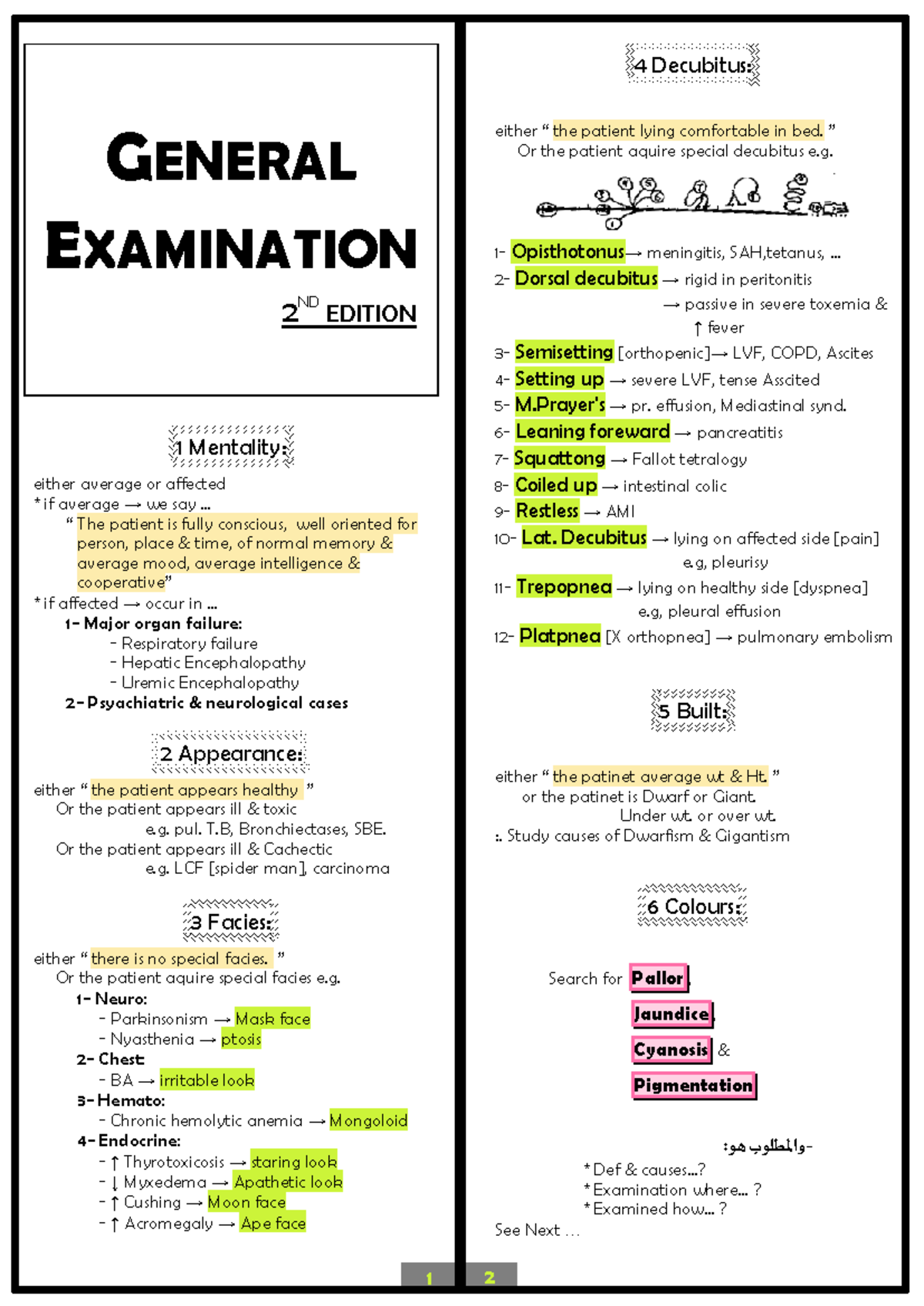 General Practical Examination Notes - Dr. Mohamed Ragab (2nd Edition ...