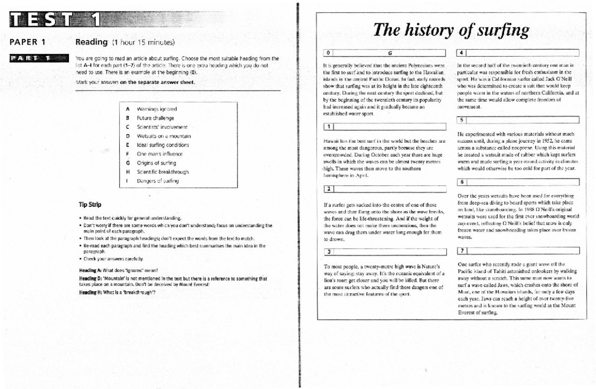 FCE Tests: Comprehensive Study Guide and Practice Papers - Studocu