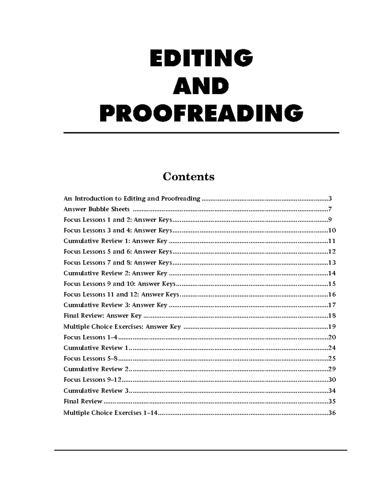 Editing and Proofreading Guide for Grade 7: Day 92-98 Review - Studocu