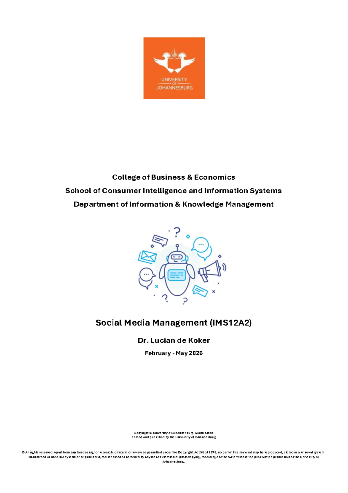 SMM 2A Learning Guide: Social Media Management Overview - Studocu