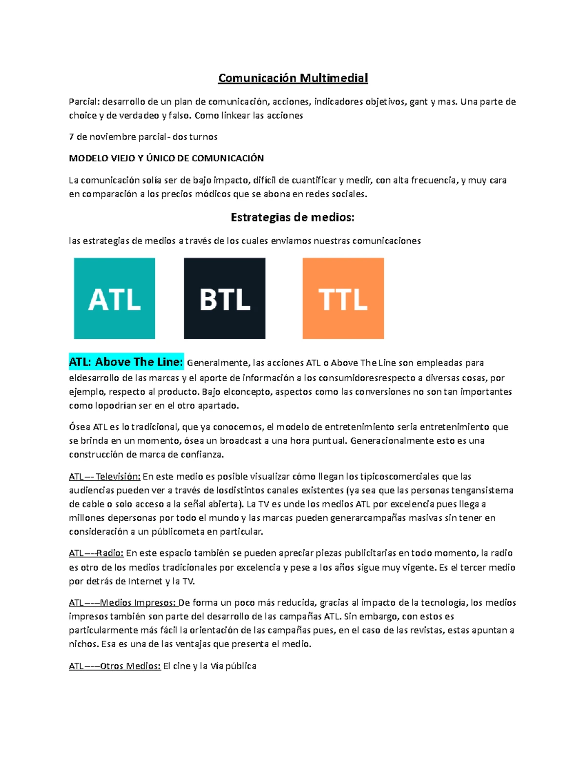 Guía para Trabajo Final de Comunicación Multimedial (CM-2024) - Studocu