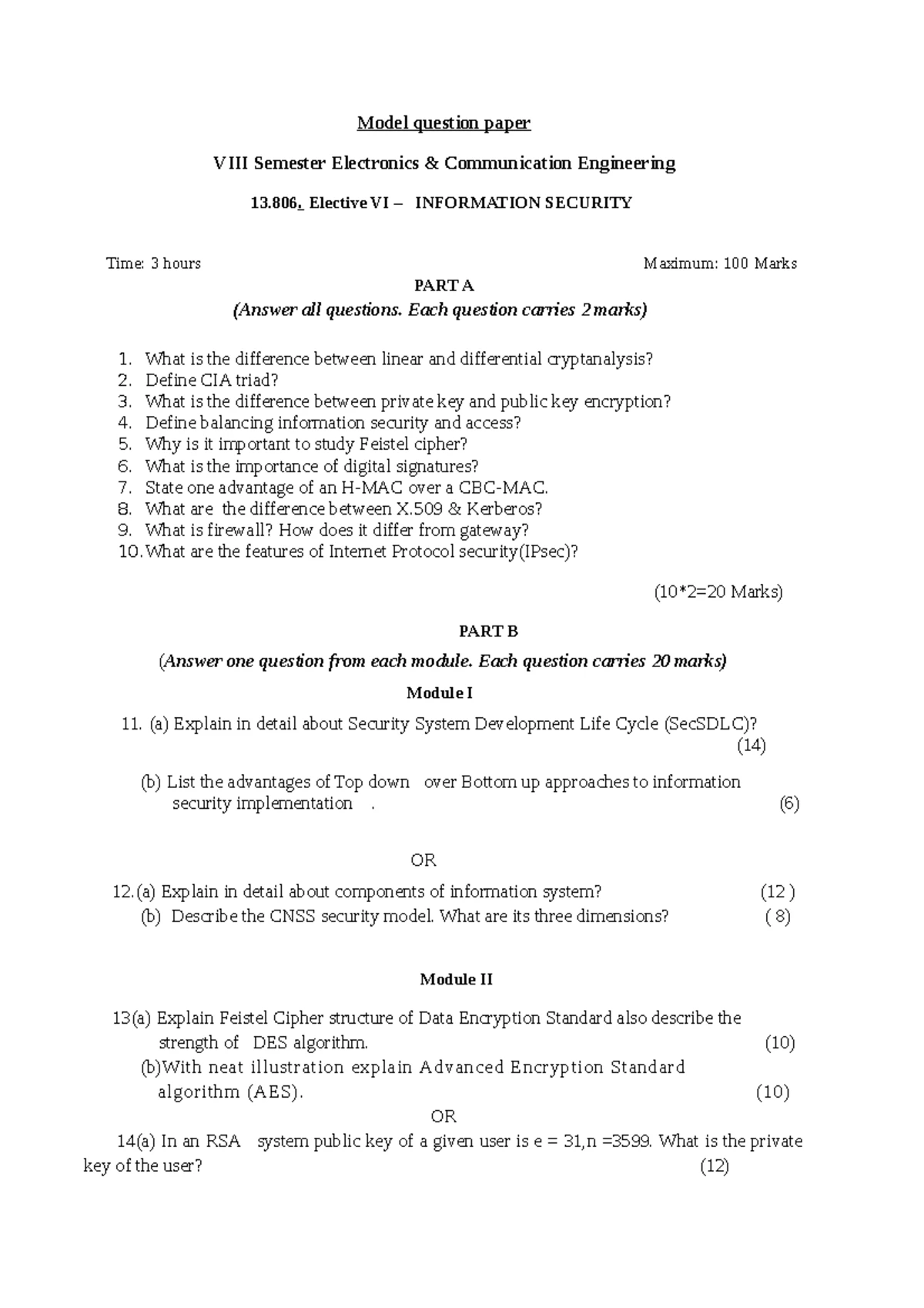 Module 2-IS New - information security notes - Module 2 - Need for ...