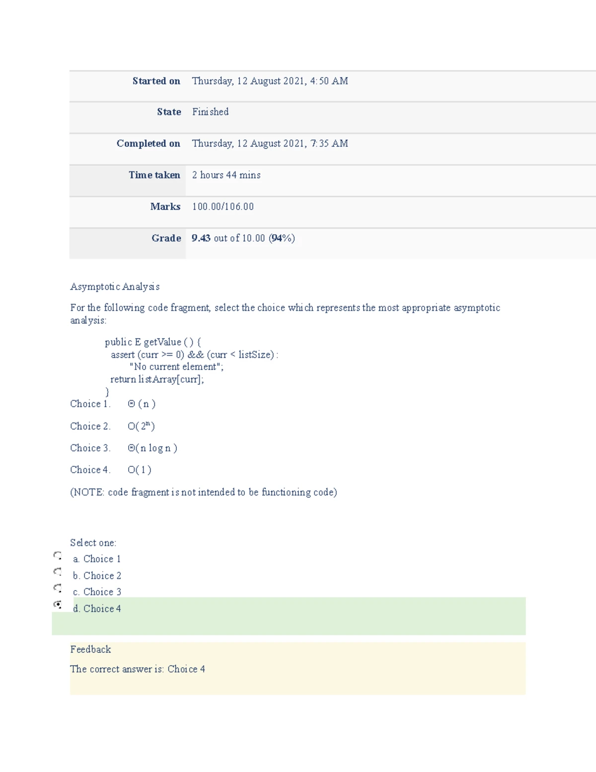 Cs3303 final review quiz questions and answers - Studocu