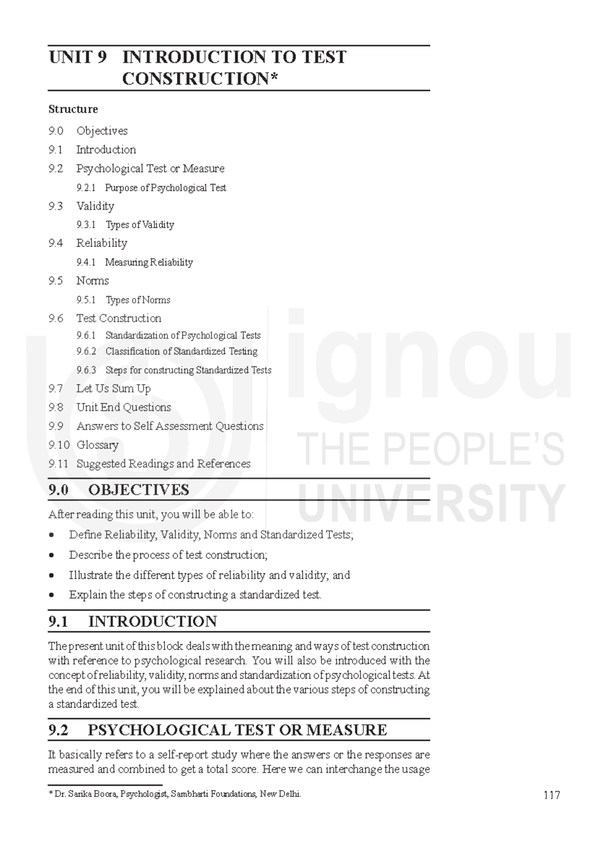 Unit-9 - Eee - Introduction to Test UNIT 9 INTRODUCTION TO TEST ...