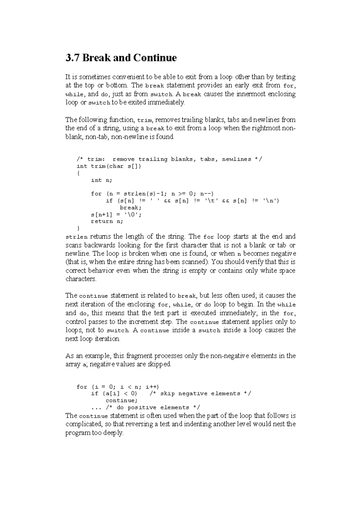 Lesson 7 - Key Concepts in Loop Control and Functions - Studocu
