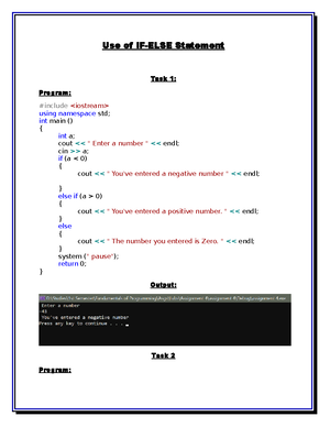 LAB 2 - Lab about flowcharts and algorithms - LAB 2: FLOW CHARTS AND ...