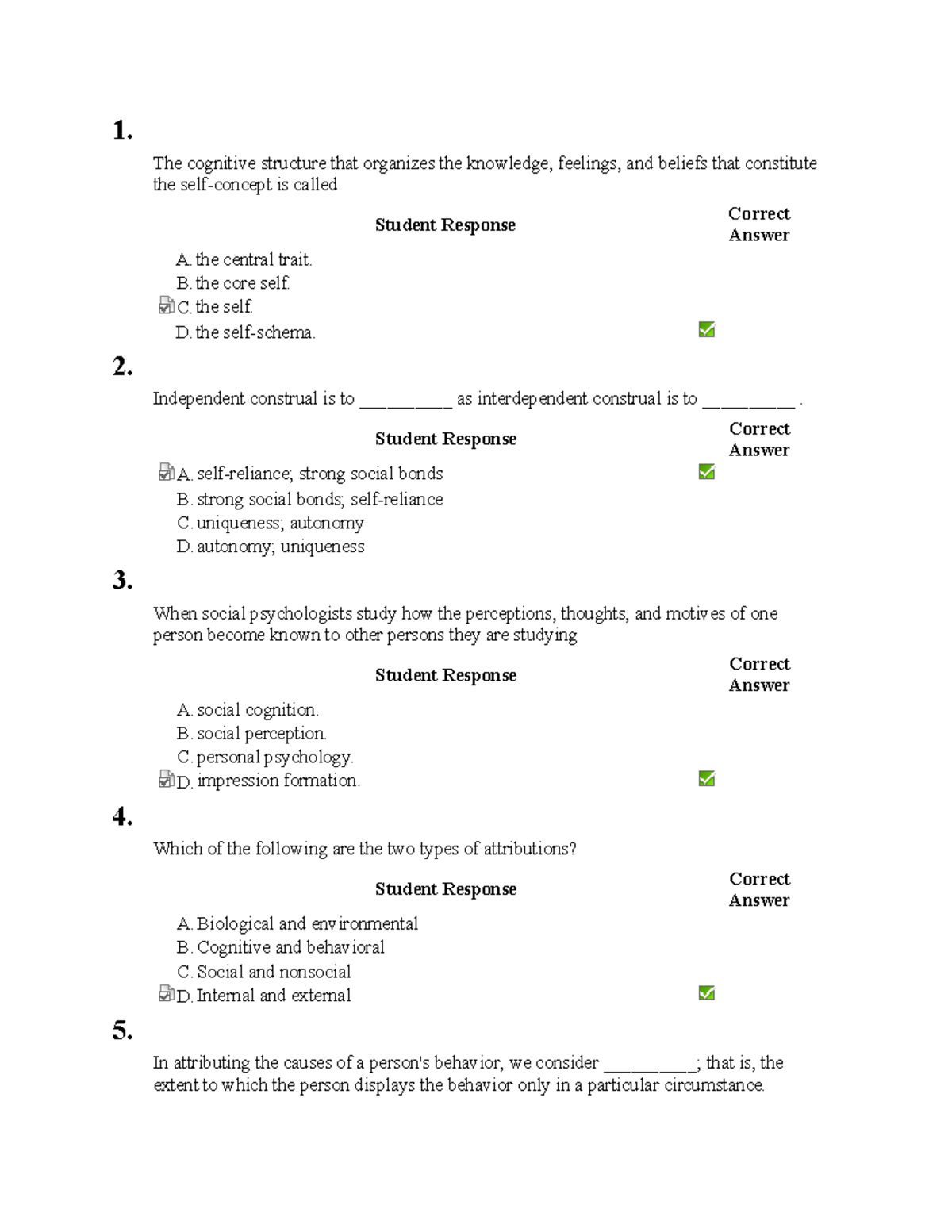 Psychology 101: Exam Review on Key Concepts & Theories in Personality ...