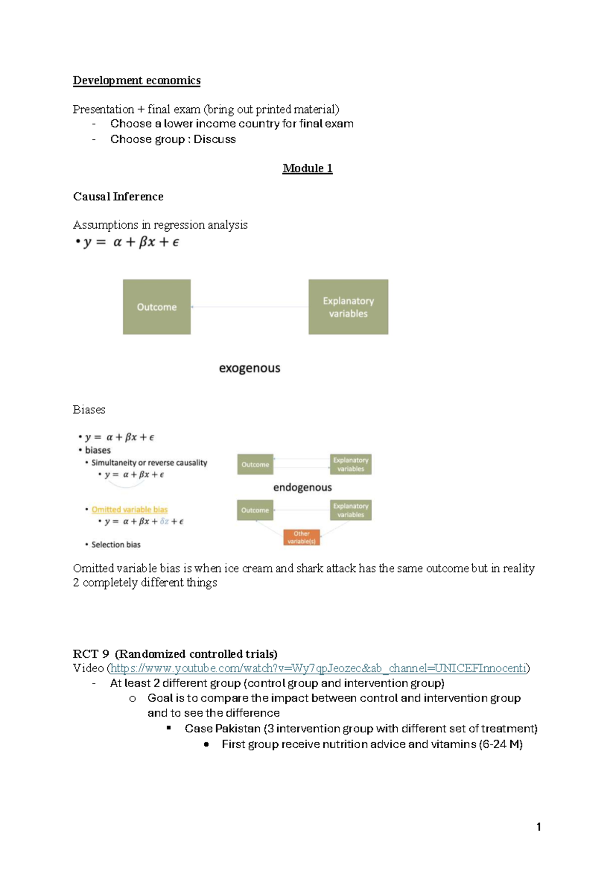 Development Economics (ECO 301) Final Exam Presentation Notes - Studocu