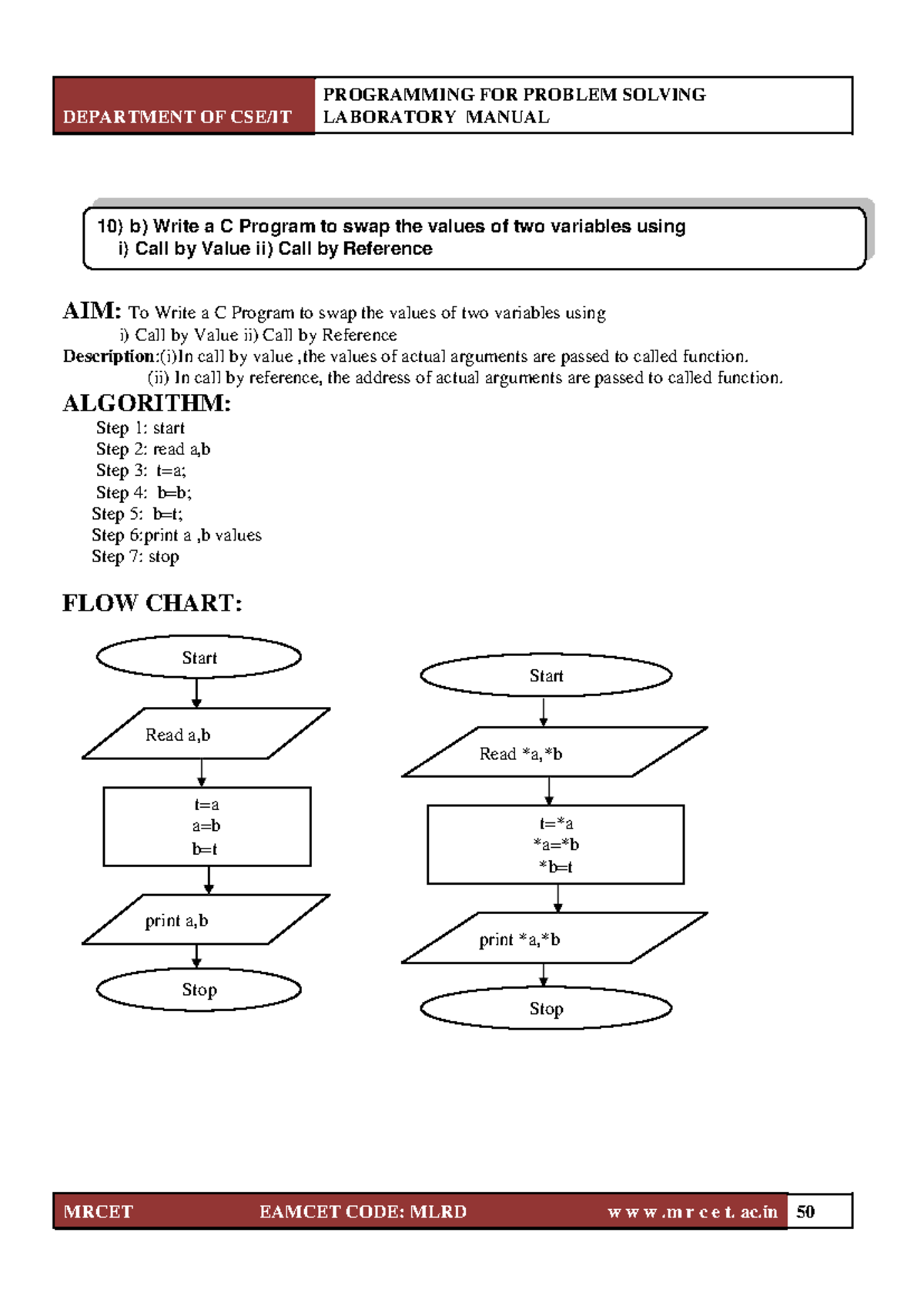 Write a program for reading elements using pointer into array and ...