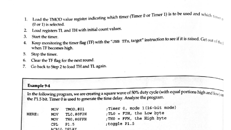 Module-4: Timers, Counters, and Serial Communication in 8051 - Studocu