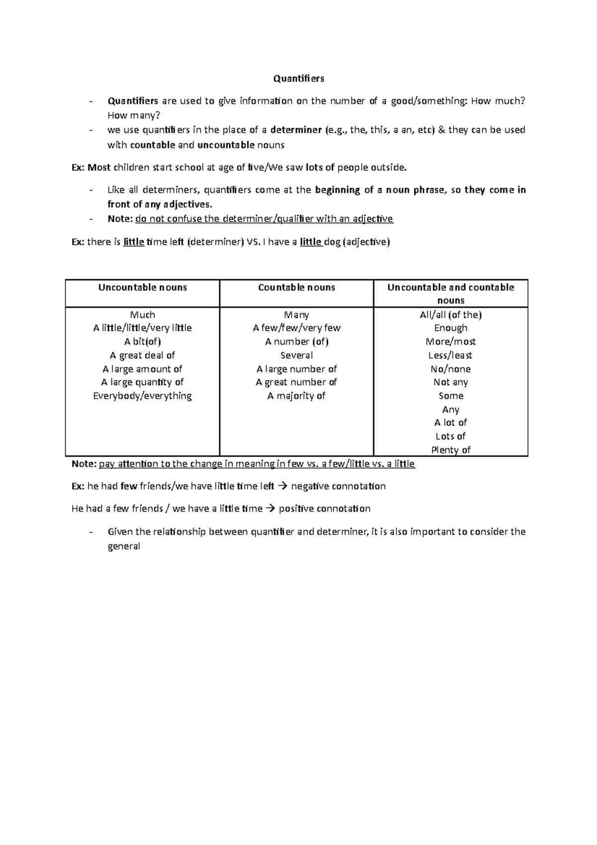 Chapter 11: Quantifiers - Course Notes and Examples - Studocu