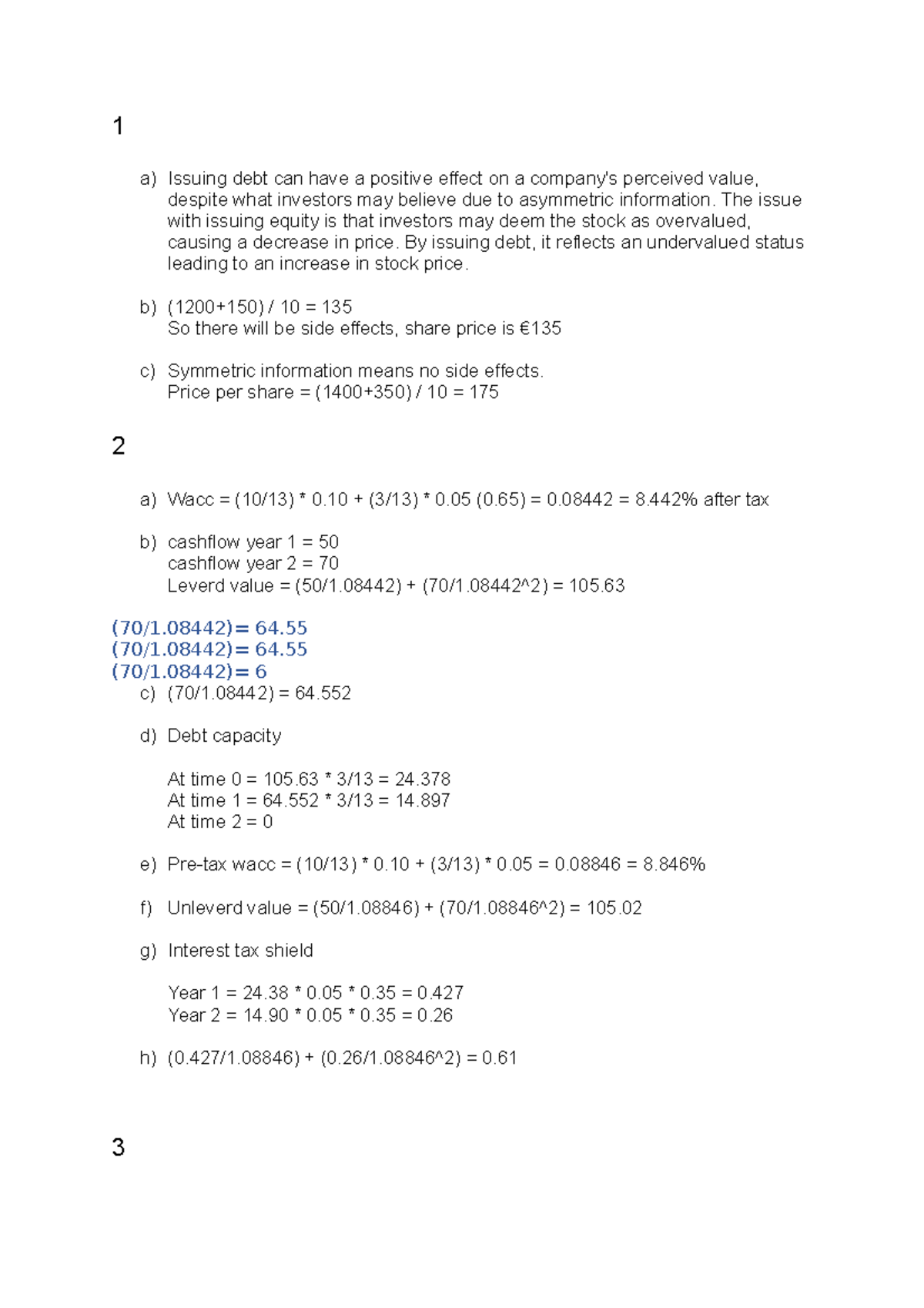 Problem Set 4 - Week 5 Homework Answers & Tutorial Notes - Studeersnel