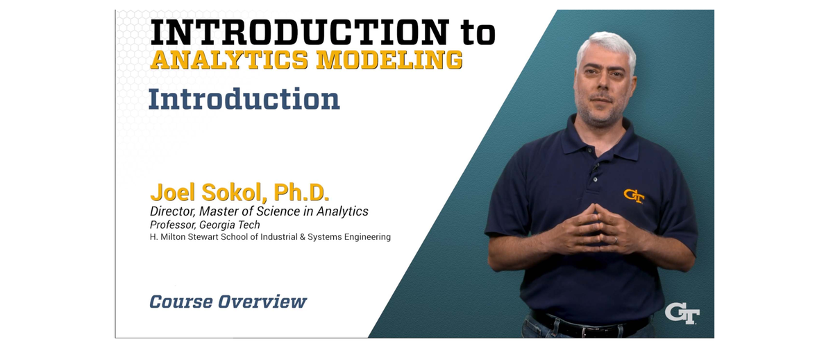 GT Analytics Modeling: Module 1 Lesson Overview and Discussion - Studocu