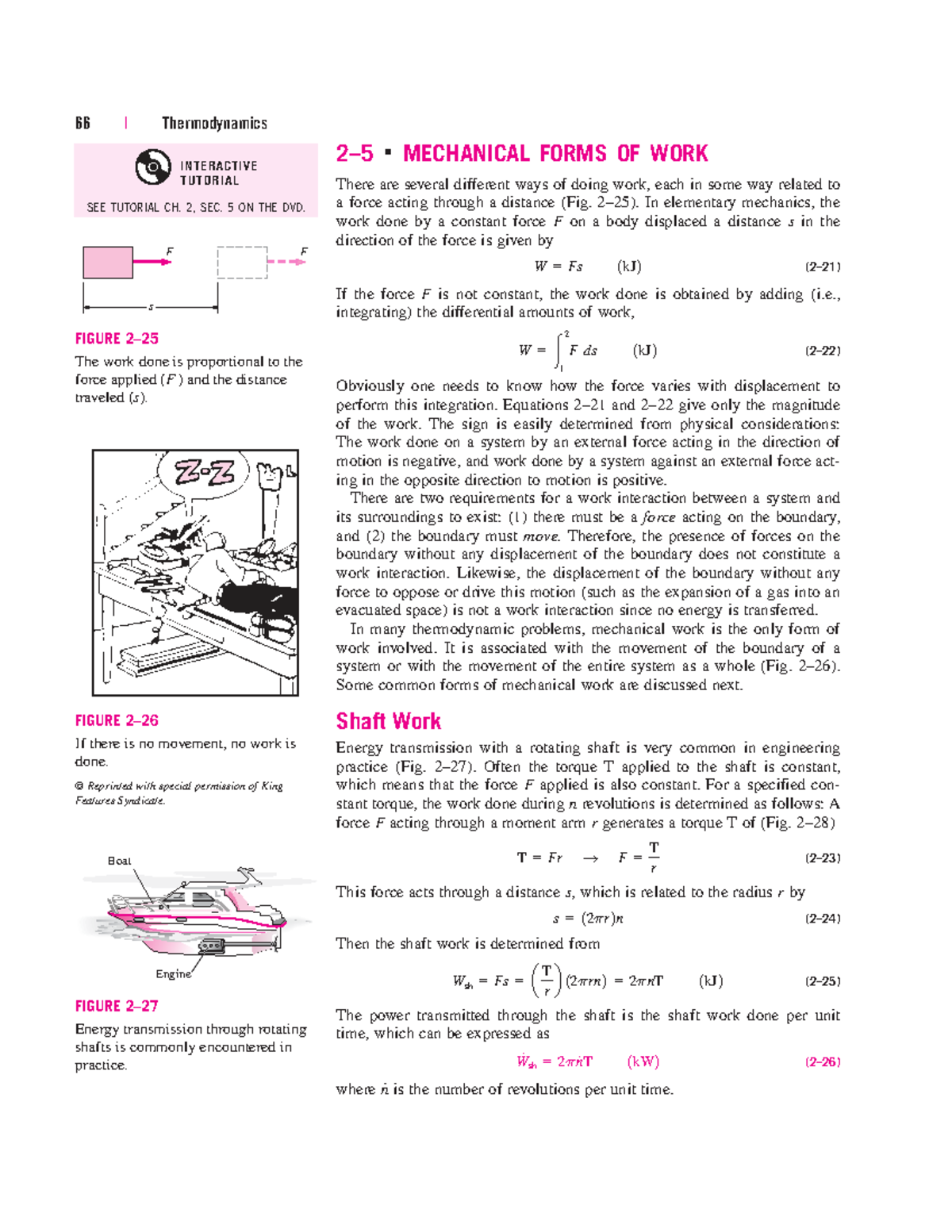 66 Thermodynamics: Mechanical Forms of Work - Interactive Tutorial ...