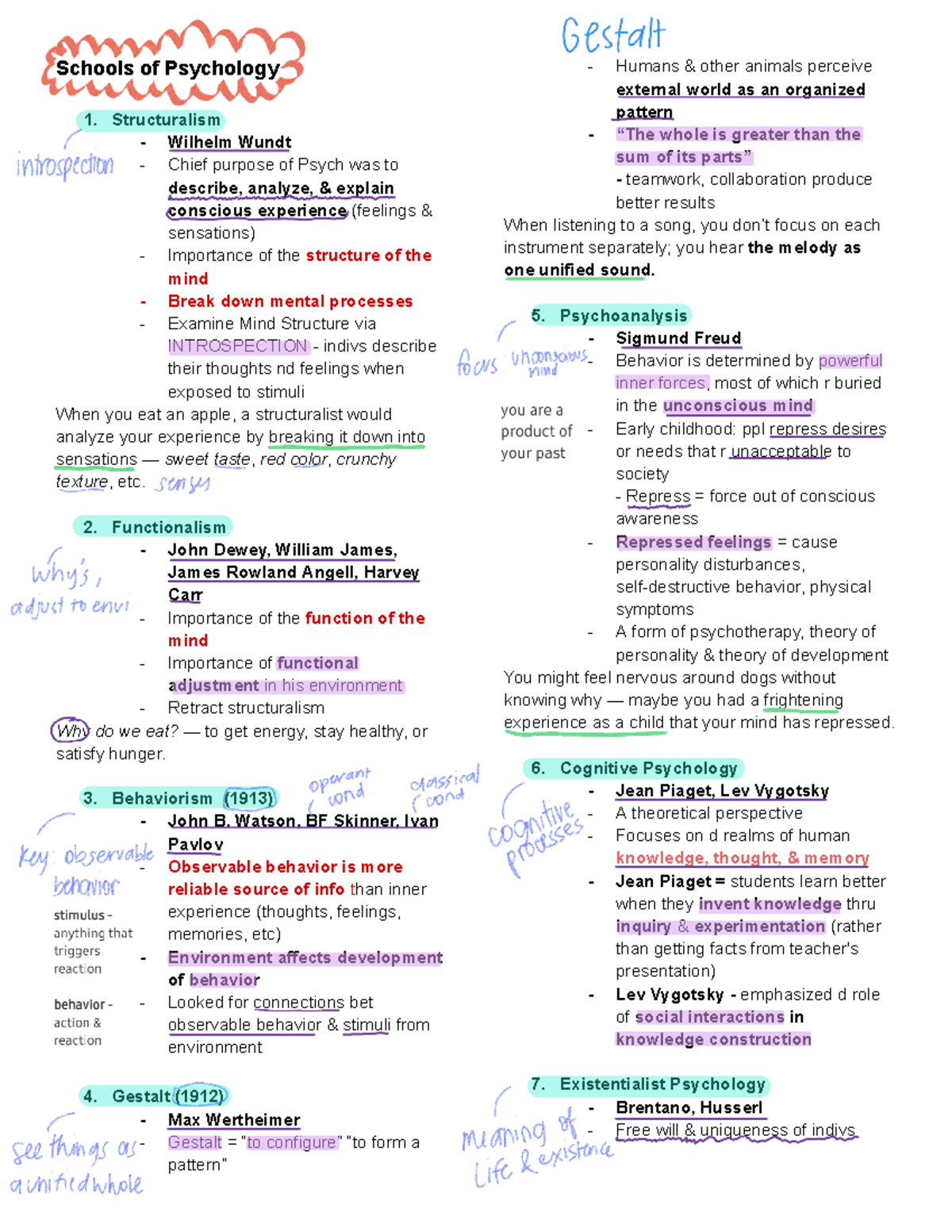 Psychology 101: Lesson 1 - Theories of Personality and Development ...